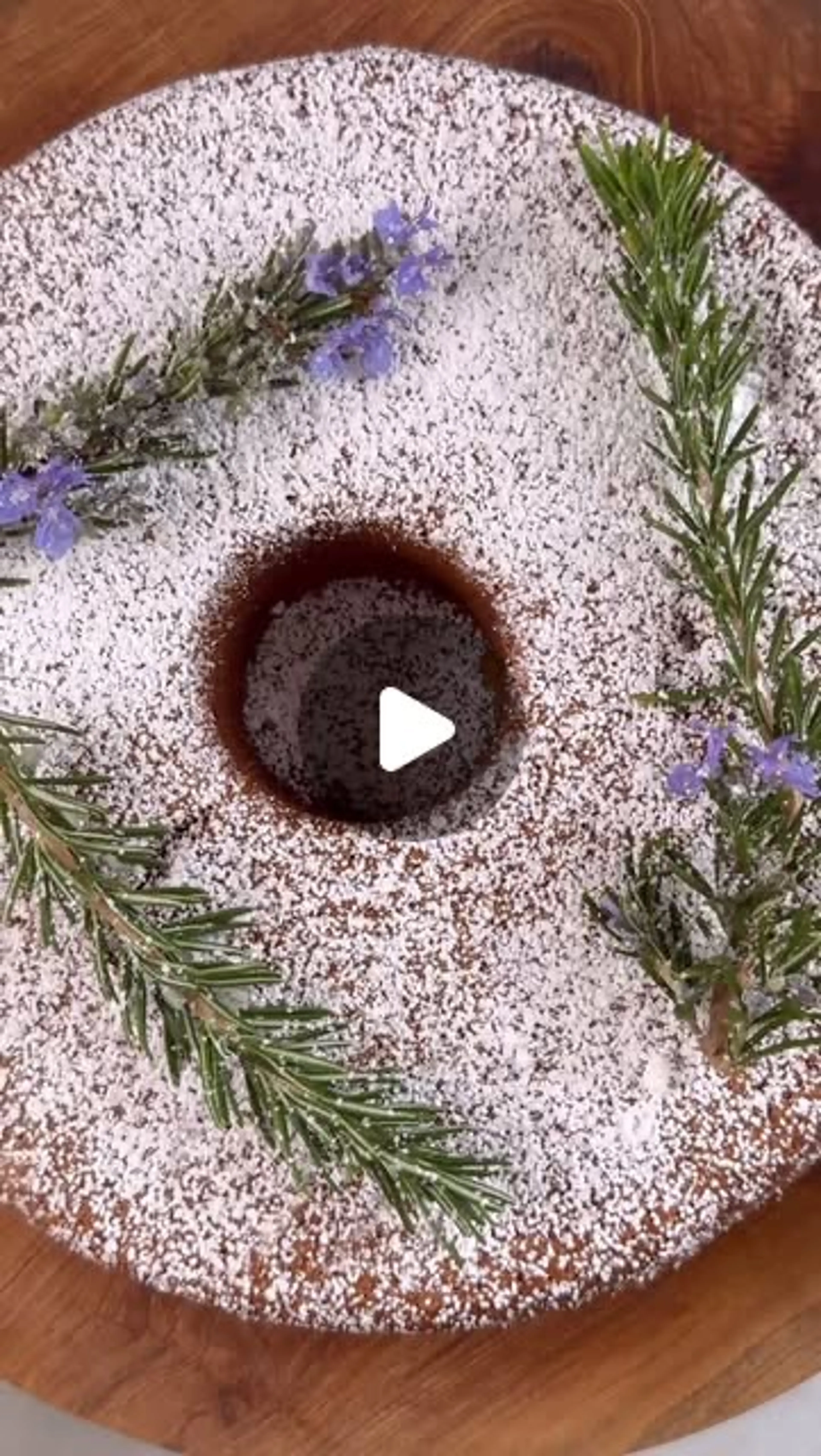 Spongy Walnut Bundt Cake