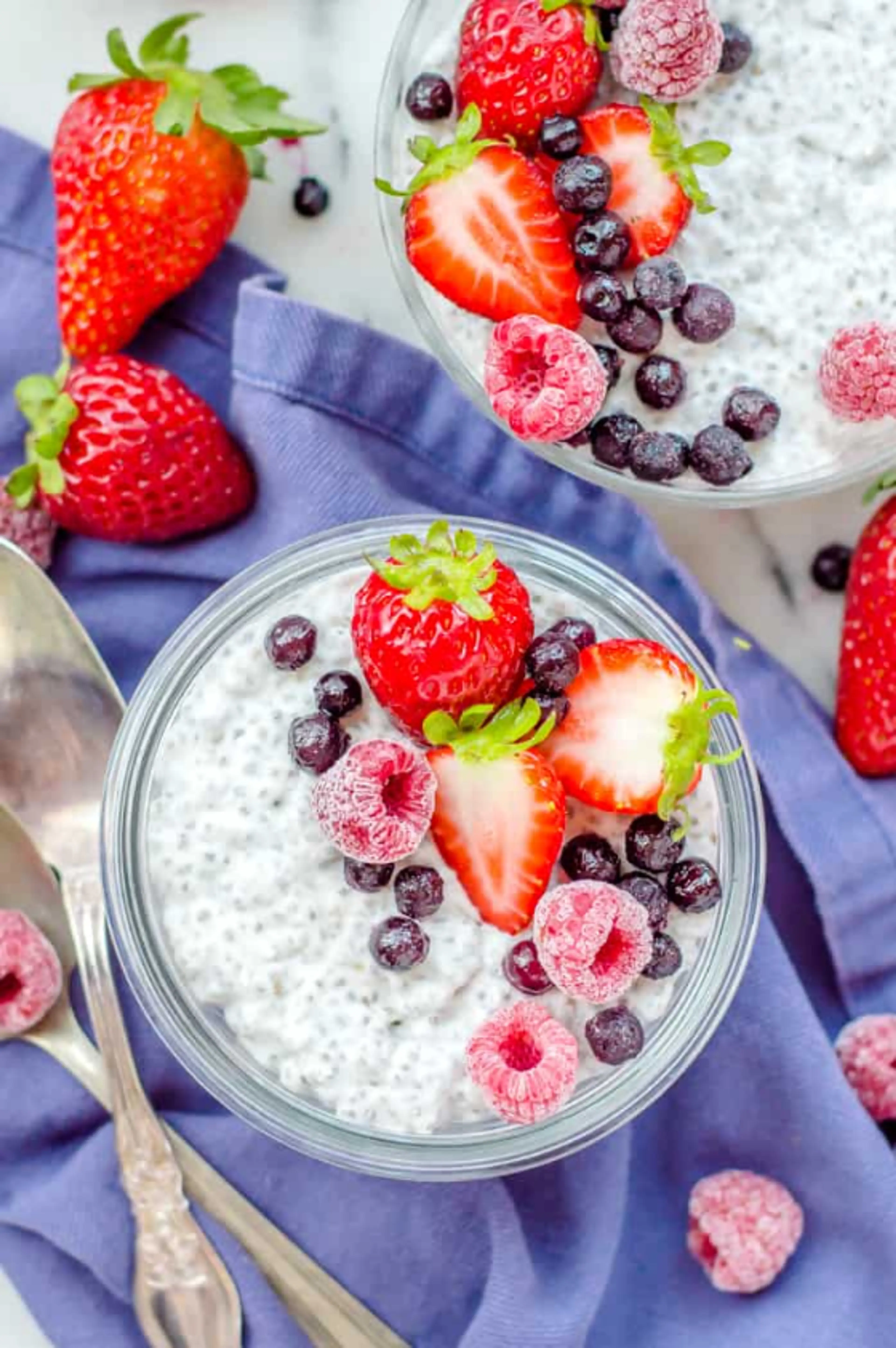 Creamy Coconut Milk + Chia Seed Pudding (Vegan)