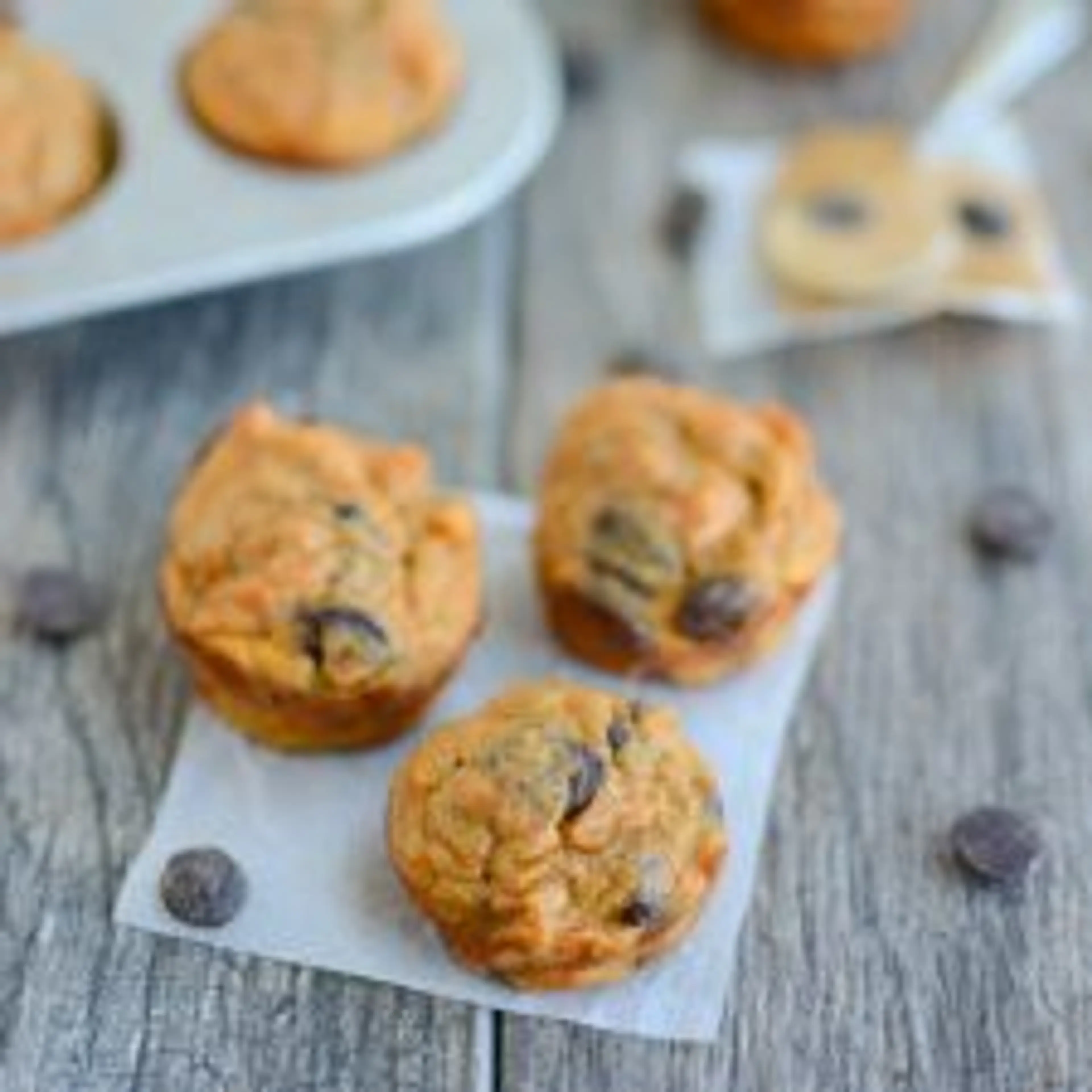 Sweet Potato Banana Muffins
