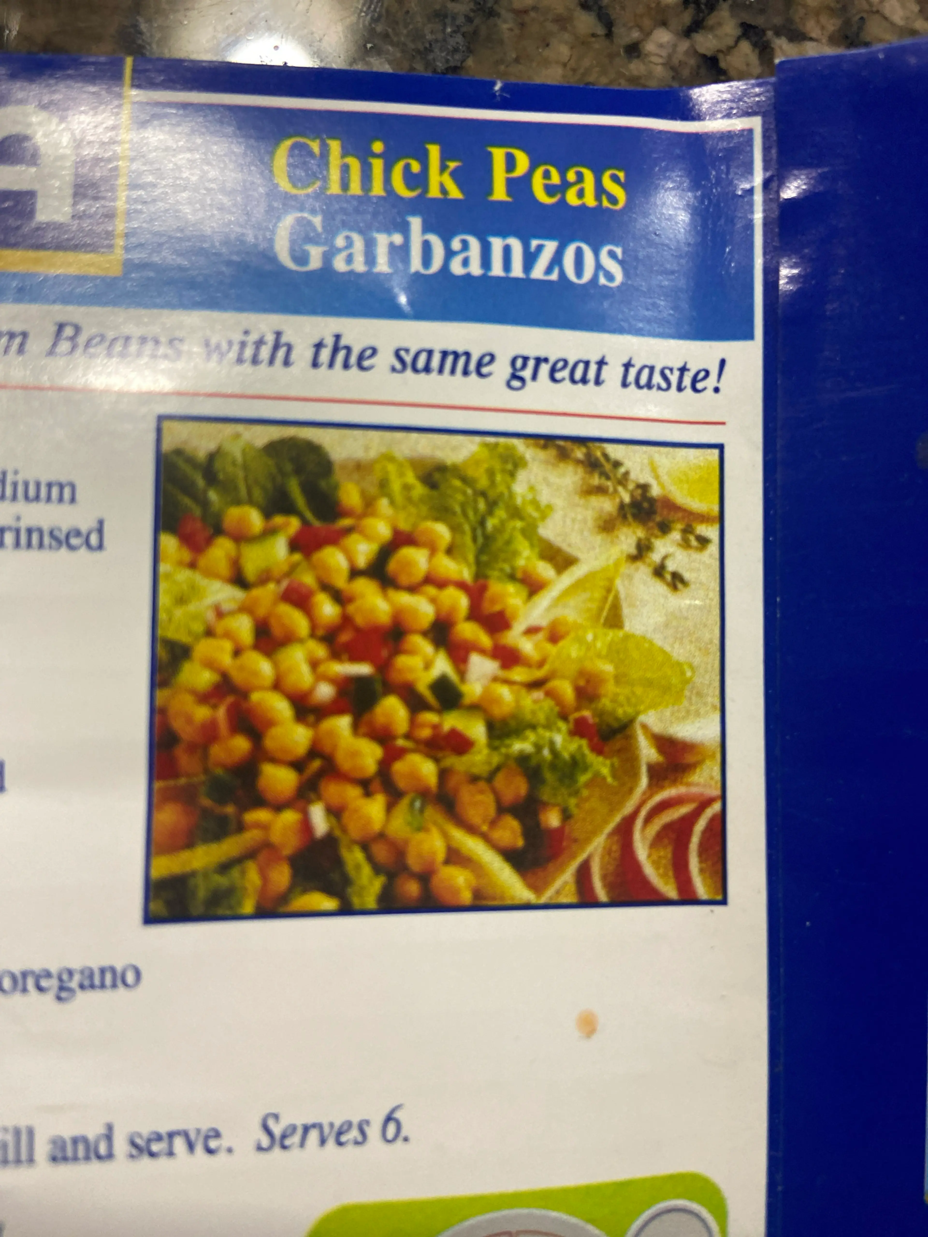Classic Chick Pea Salad