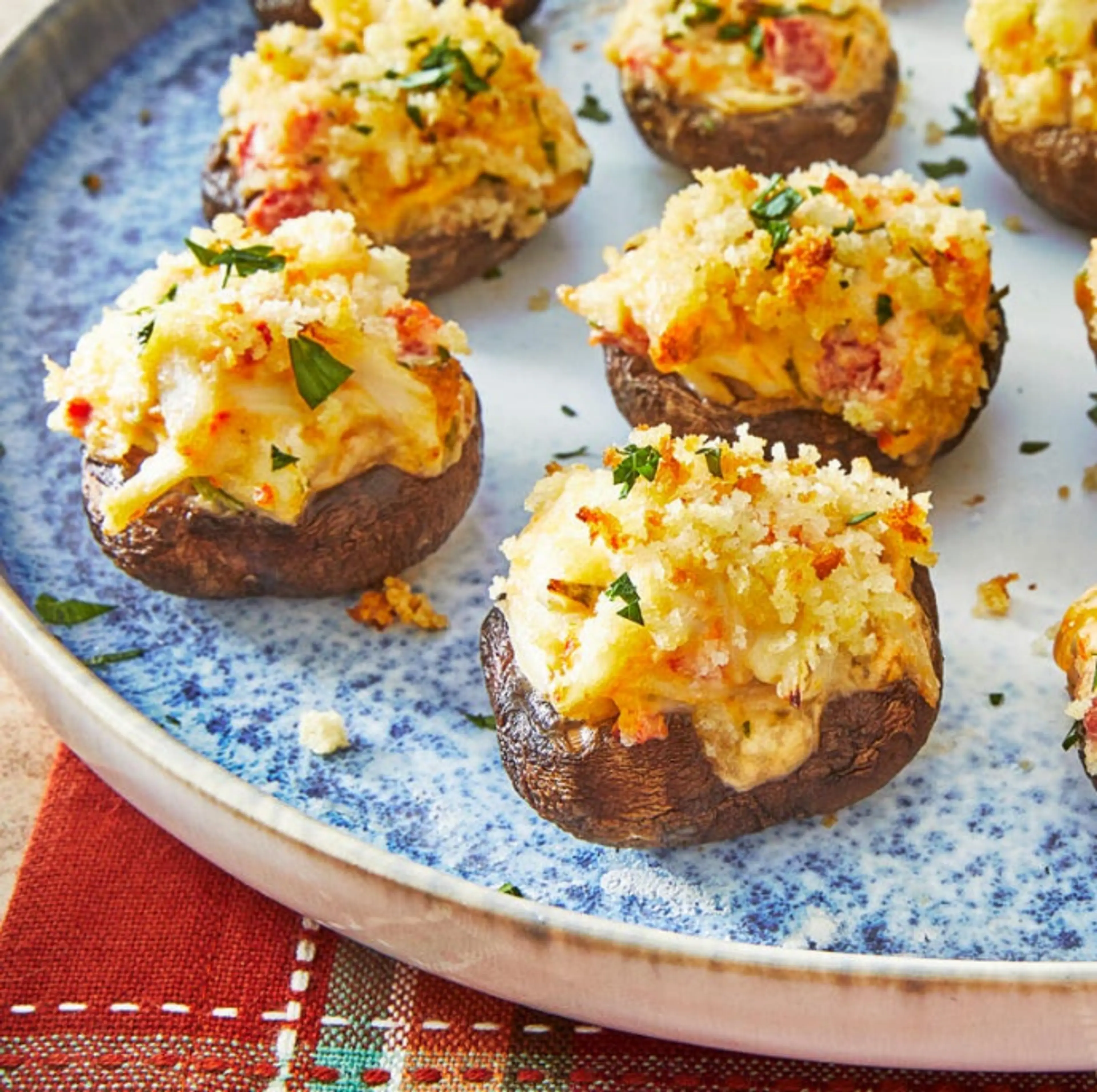 Crab-Stuffed Mushrooms