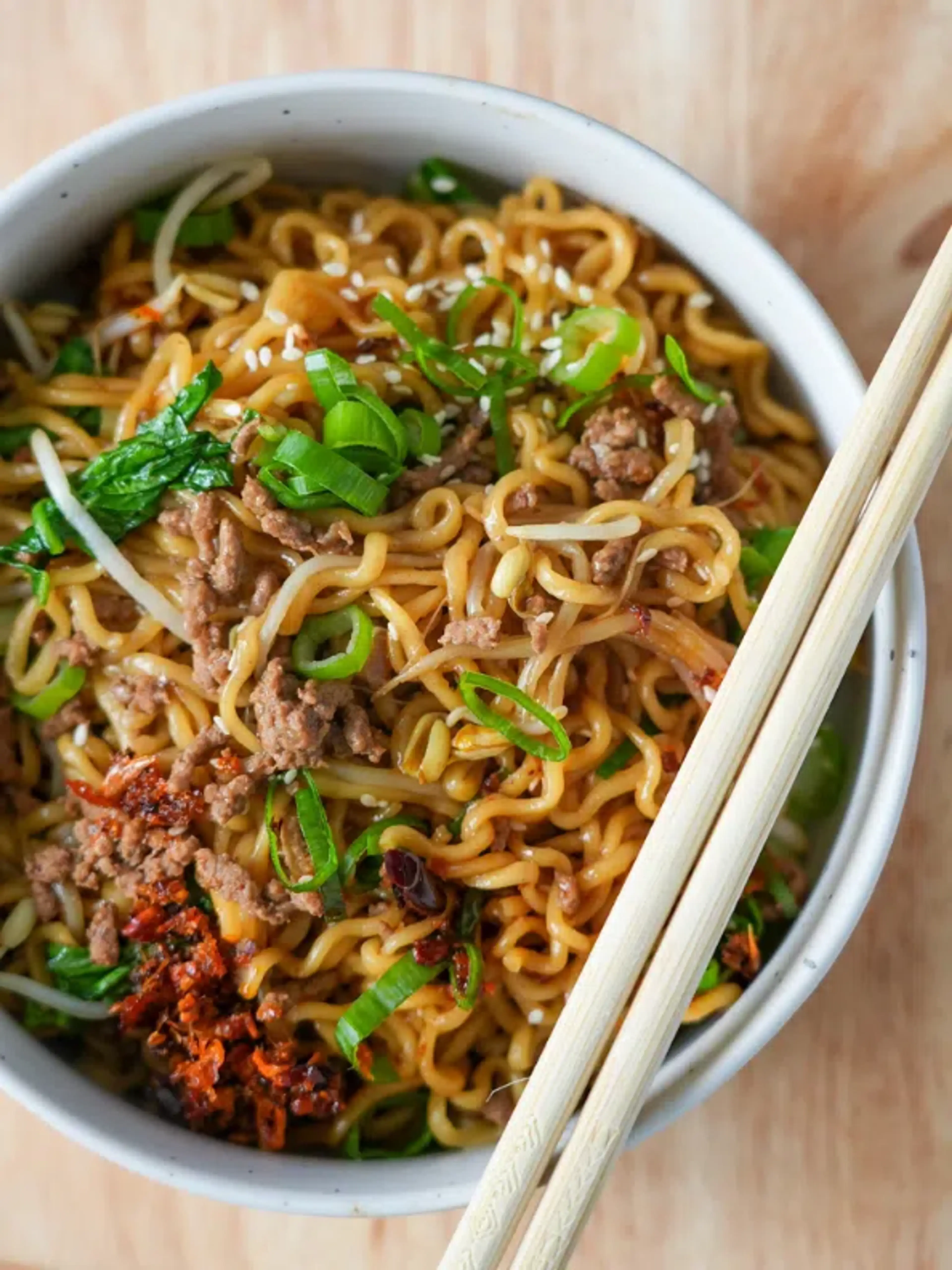 One-pan Beef Ramen Noodles