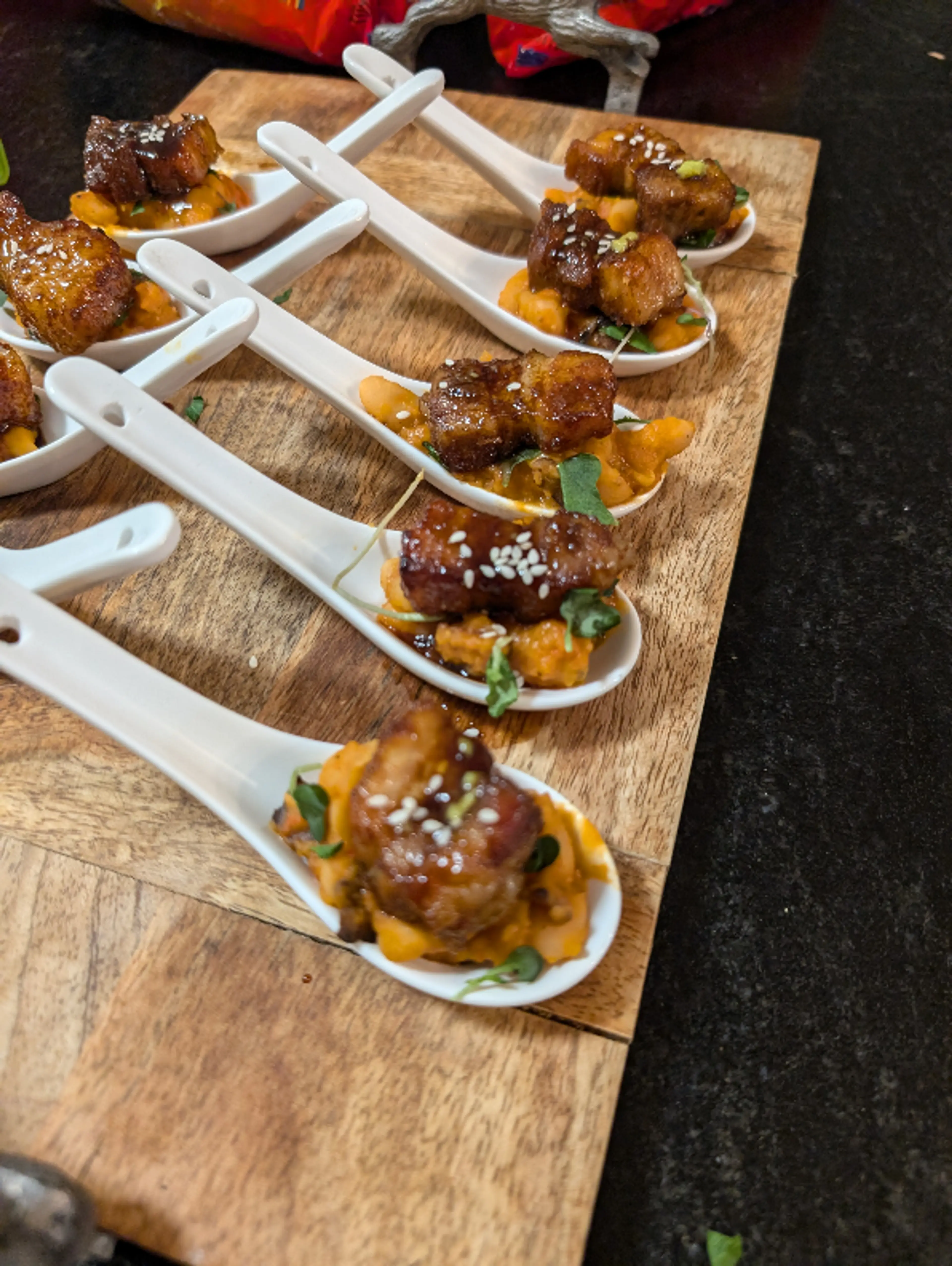 Pork belly Yuzu Wasabi and Cannellini Ragout