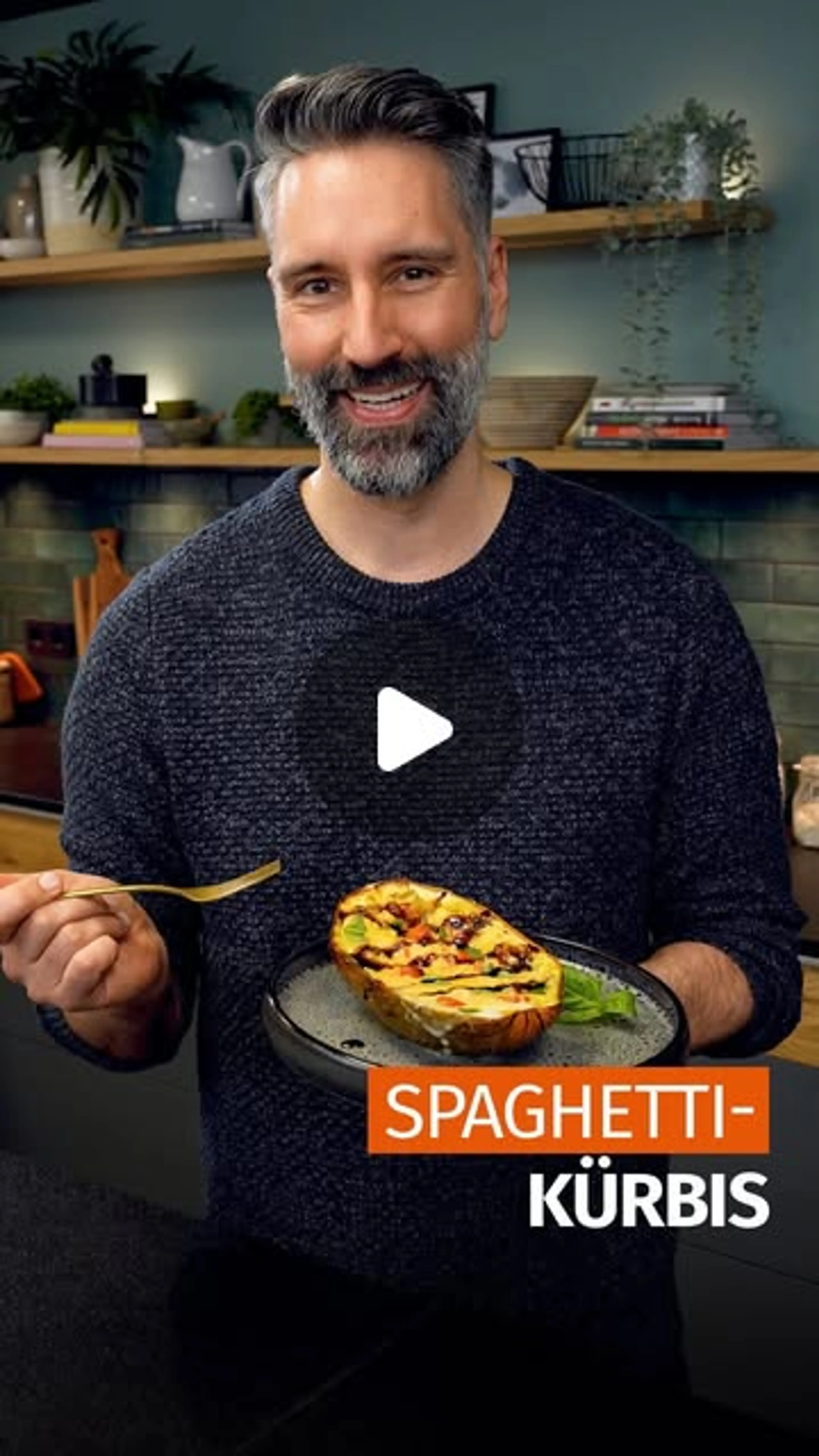 Kürbis Mal Ganz Anders: Spaghettikürbis Mit Feta & Kirschtom