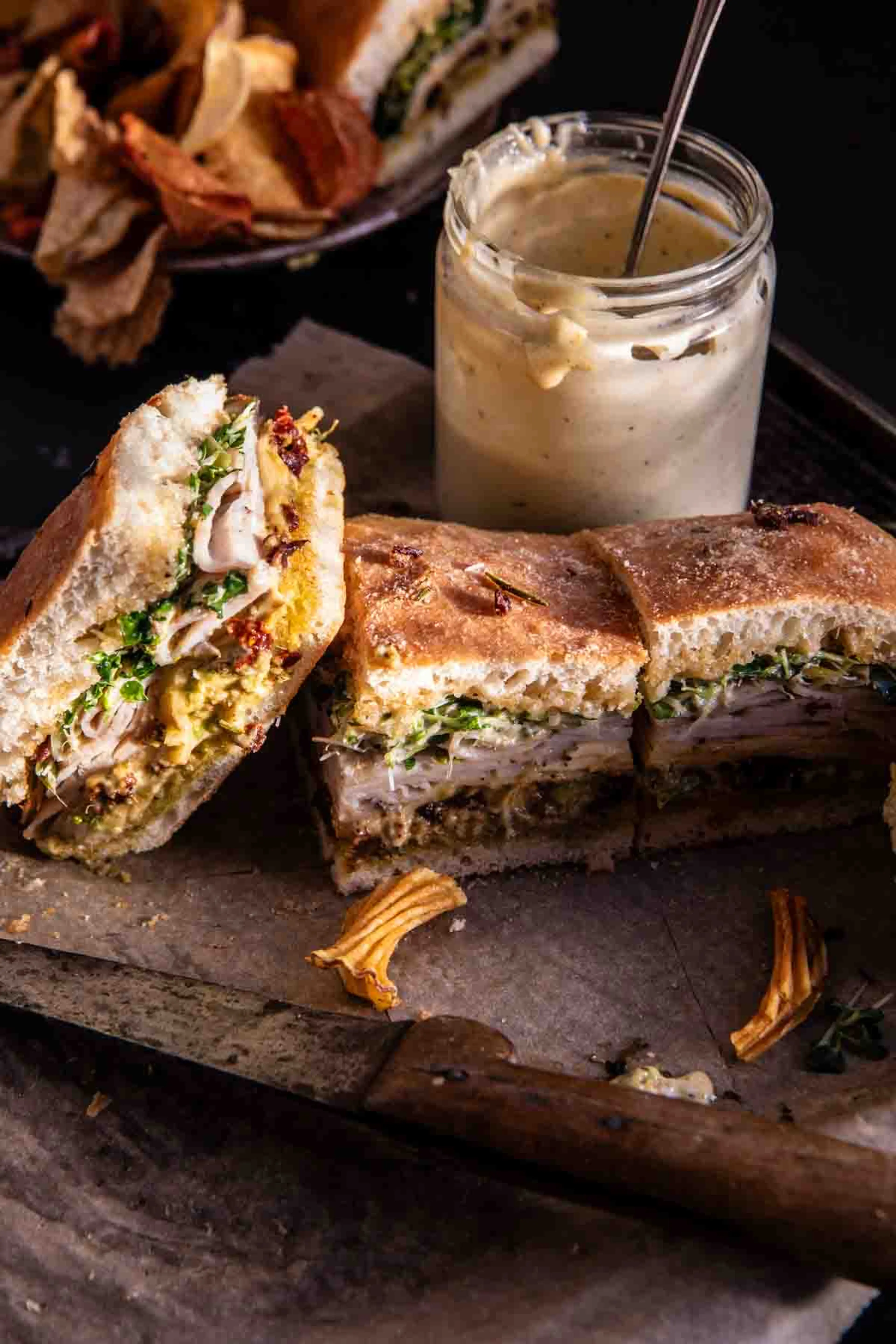 Sun-dried Tomato Pesto Turkey Sandwich
