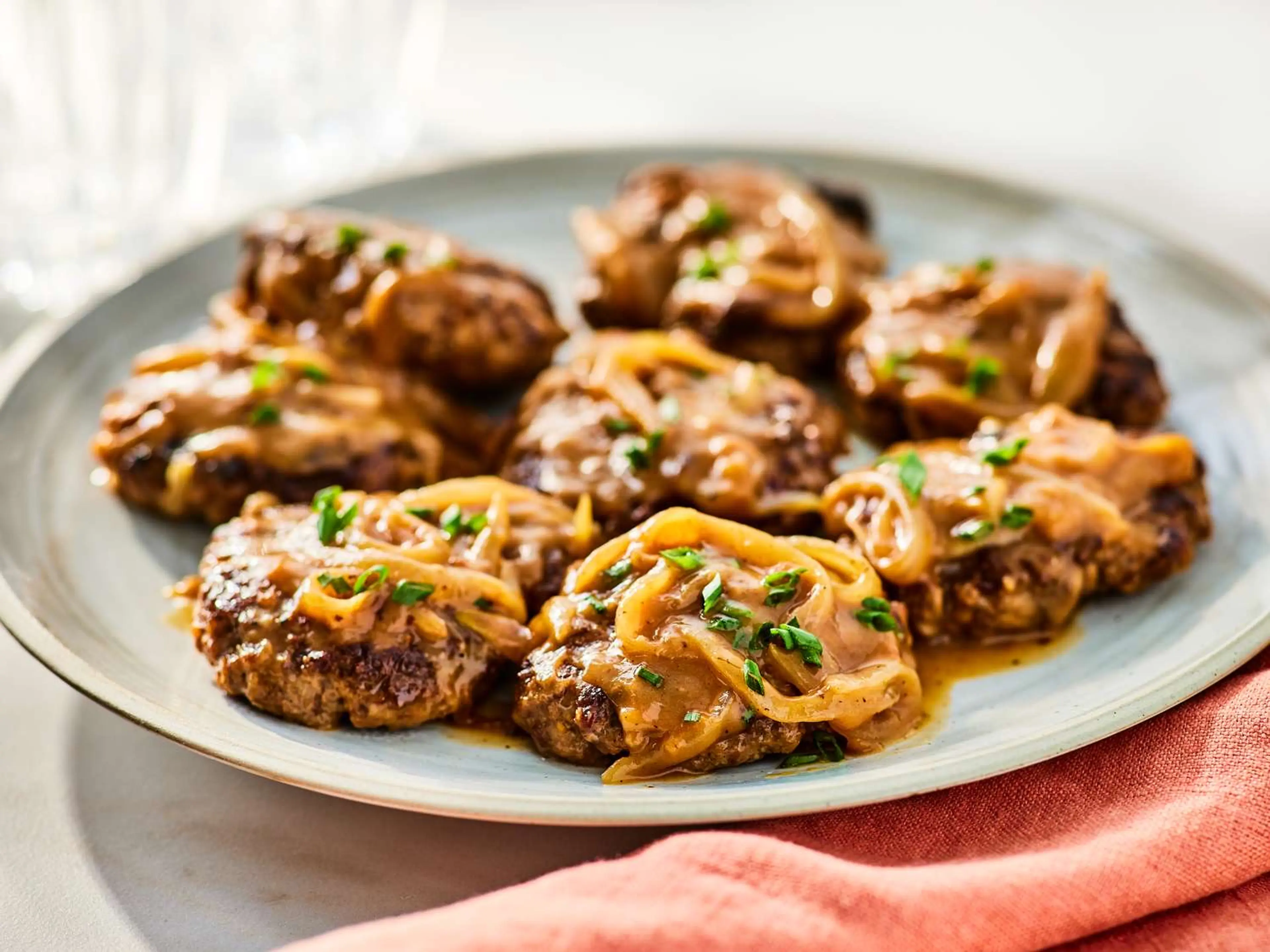 Hamburger Steak with Onions and Gravy