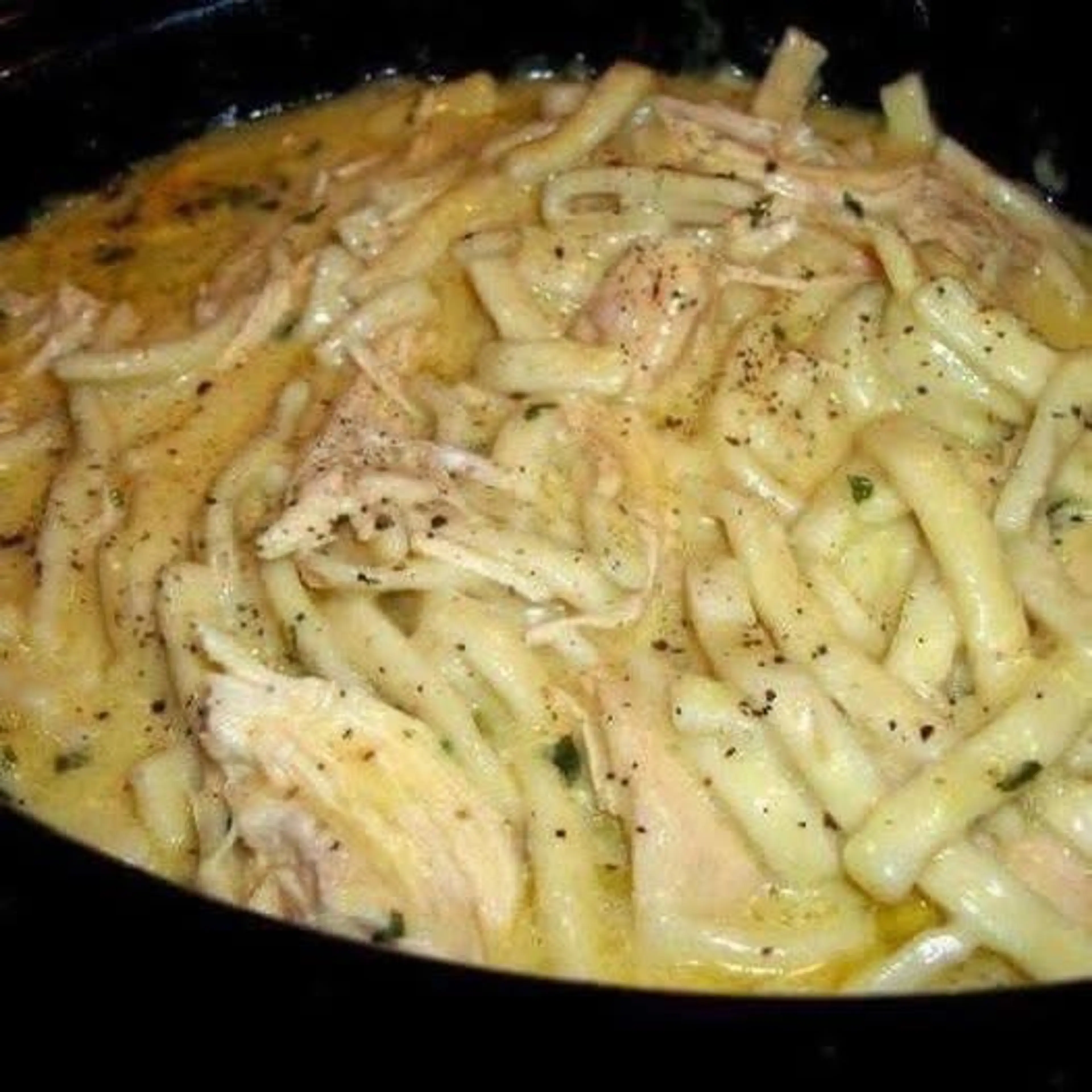 Comforting Chicken And Noodles Crock Pot