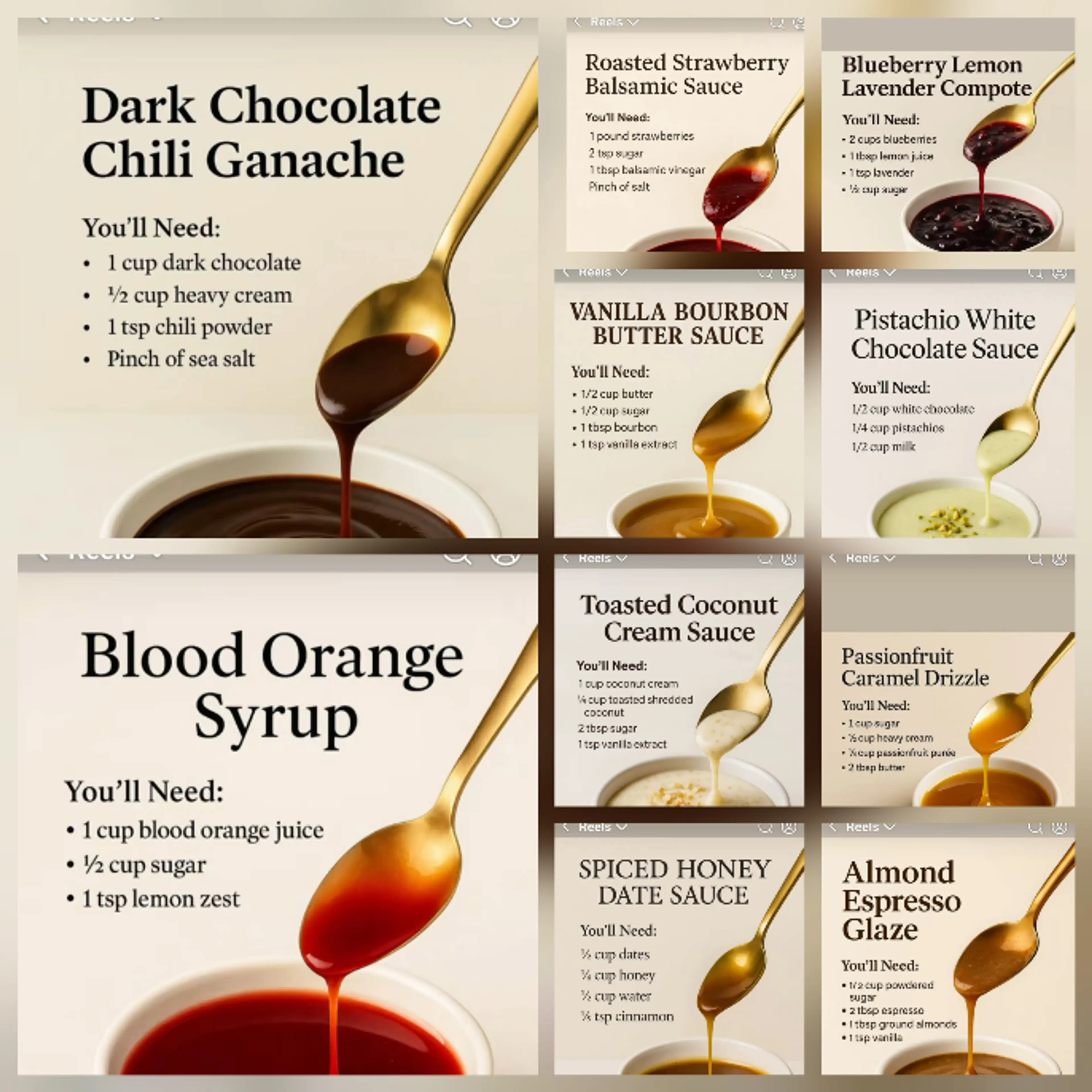 Heavenly Dessert Sauces