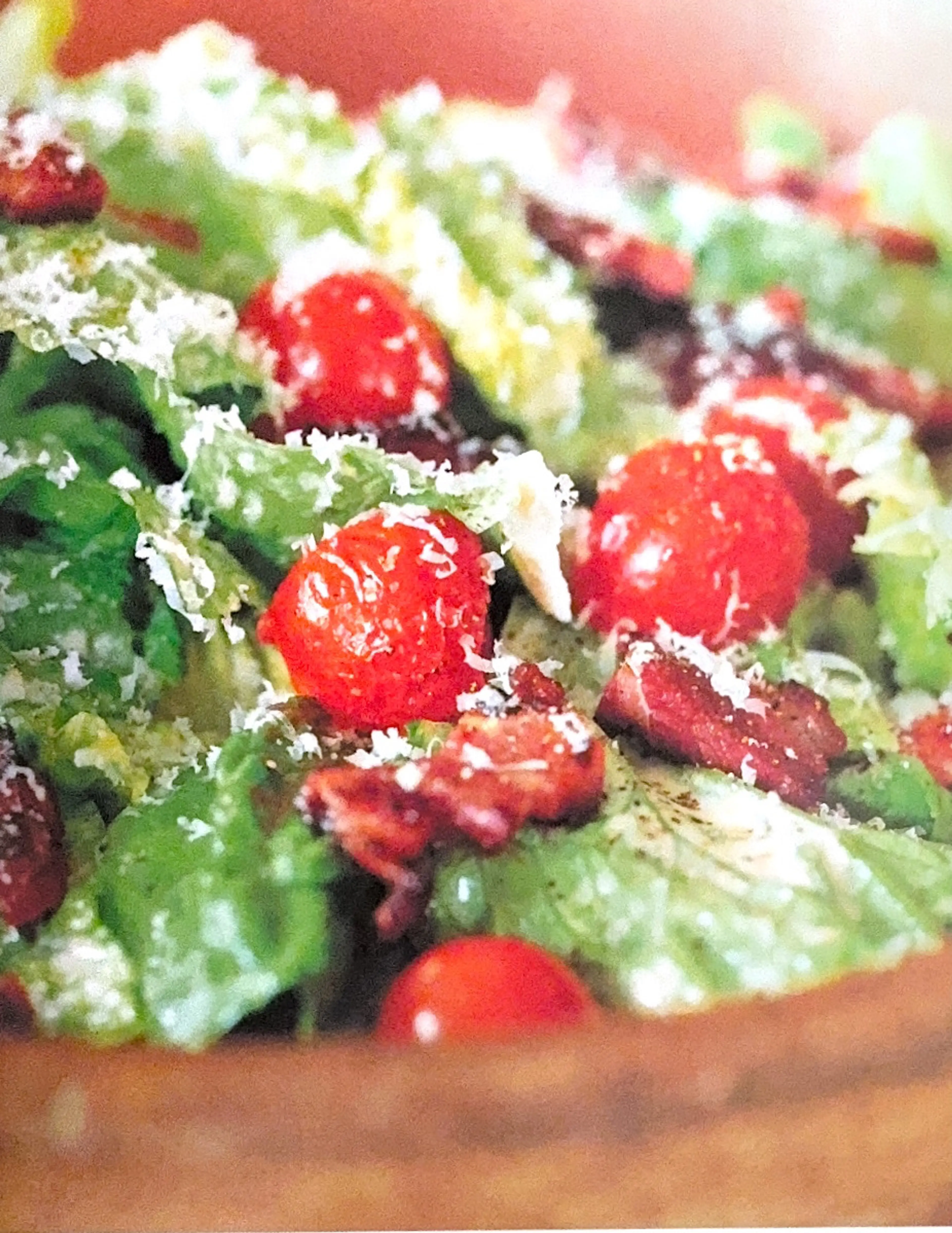 CAESAR SALAD WITH PANCETTA