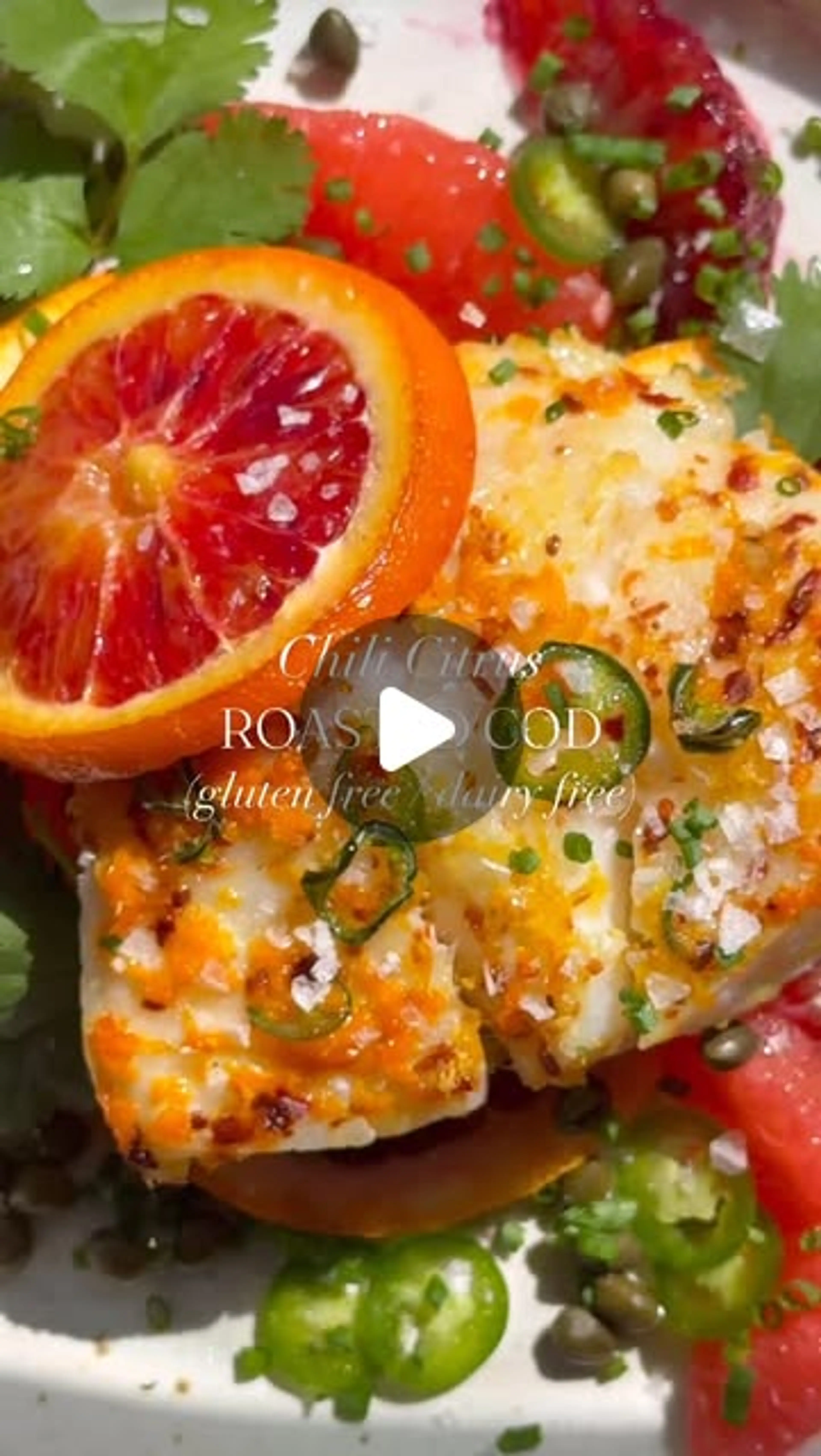 Chili Citrus Roasted Cod