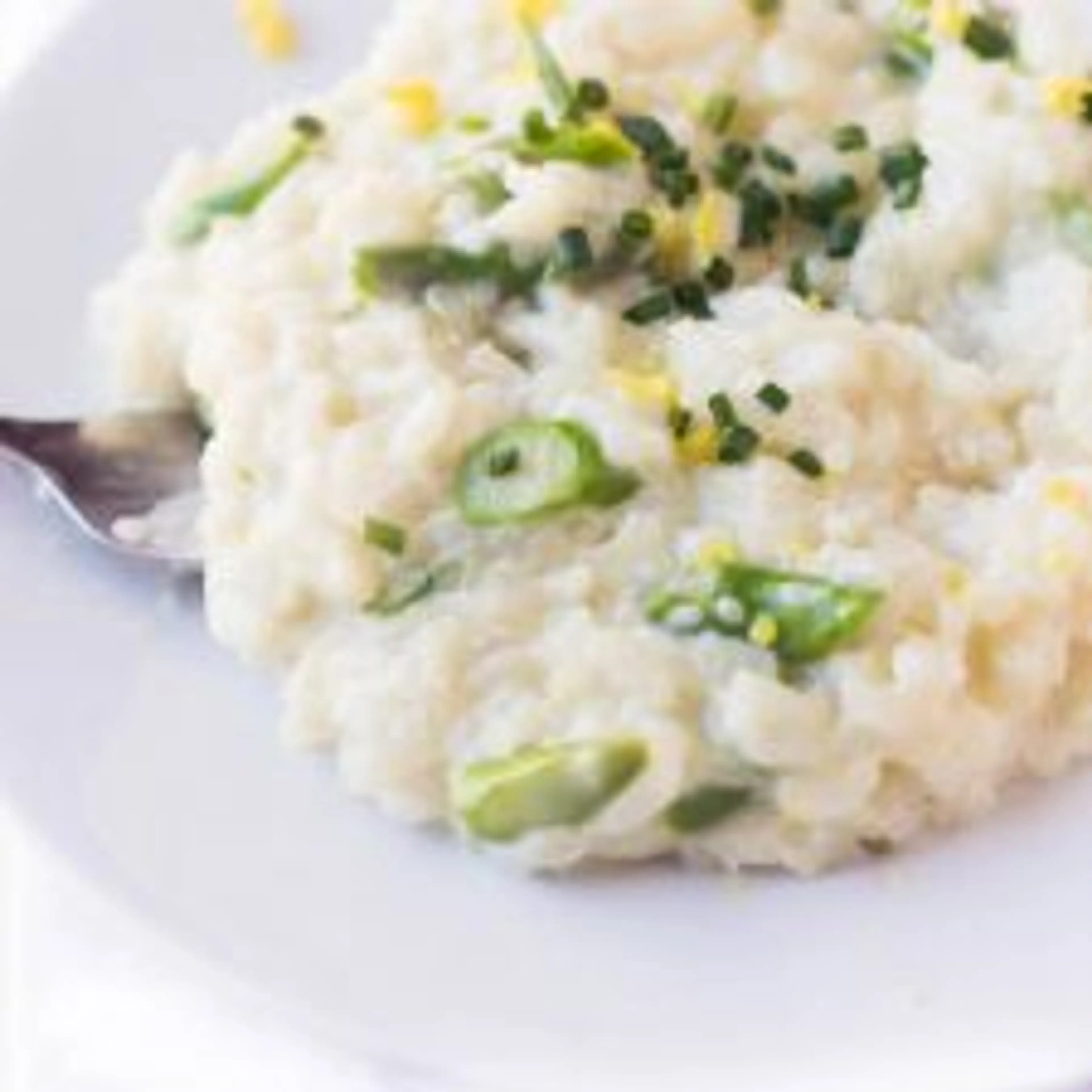 Super Creamy Parmesan Risotto with Asparagus (No-Stir Method