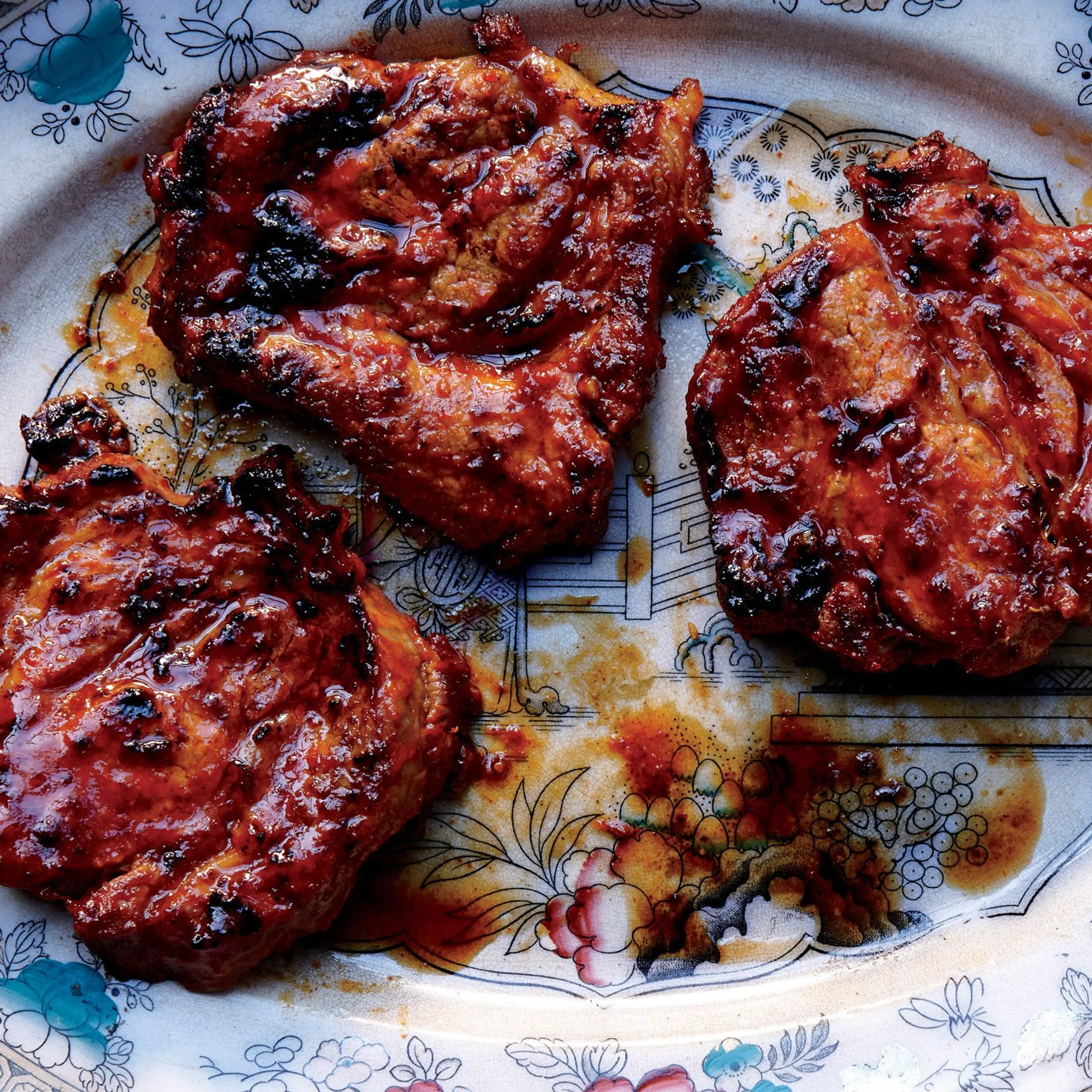 Gochujang Pork Shoulder Steaks
