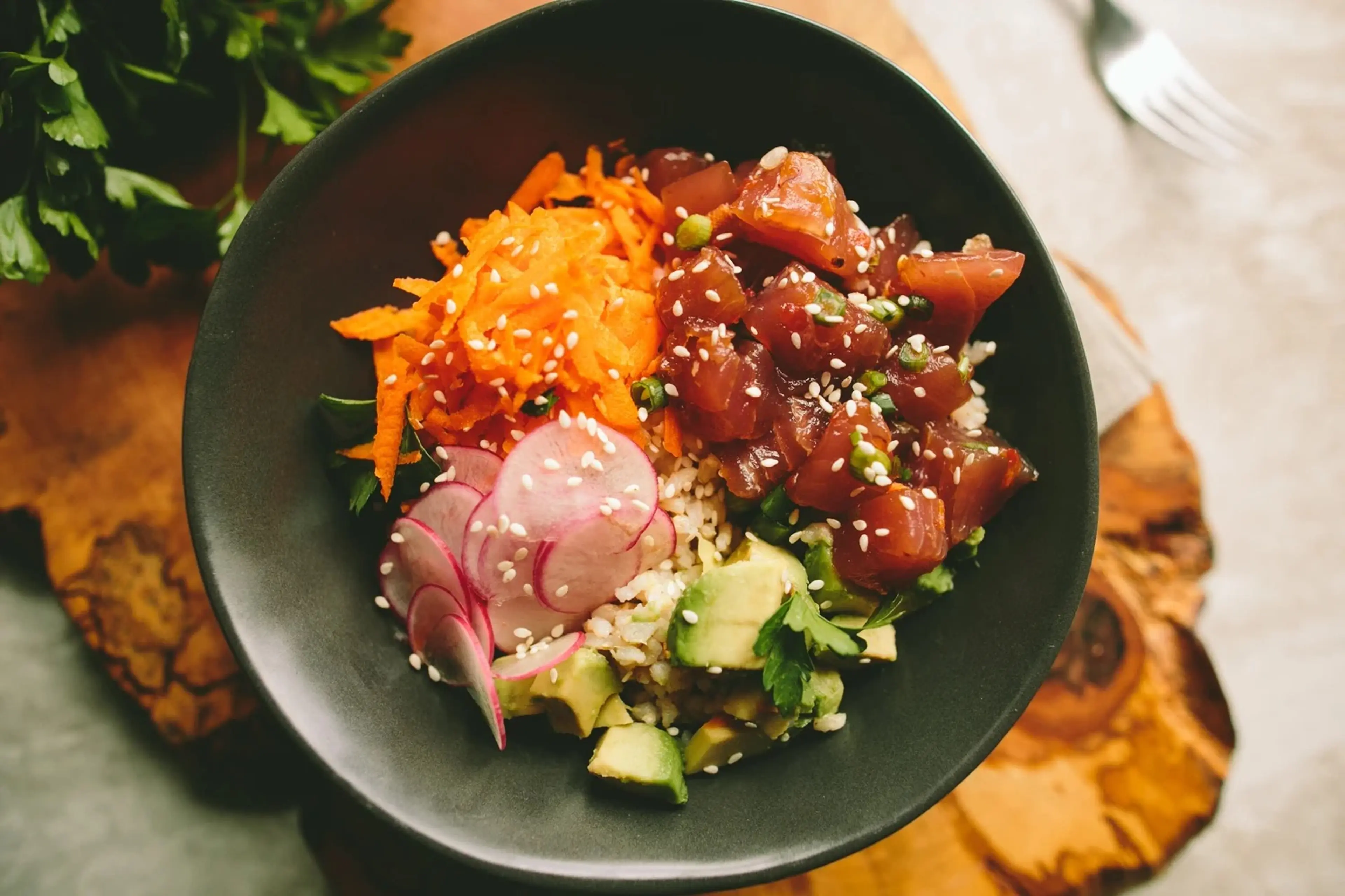 Ahi Tuna Poke Bowl