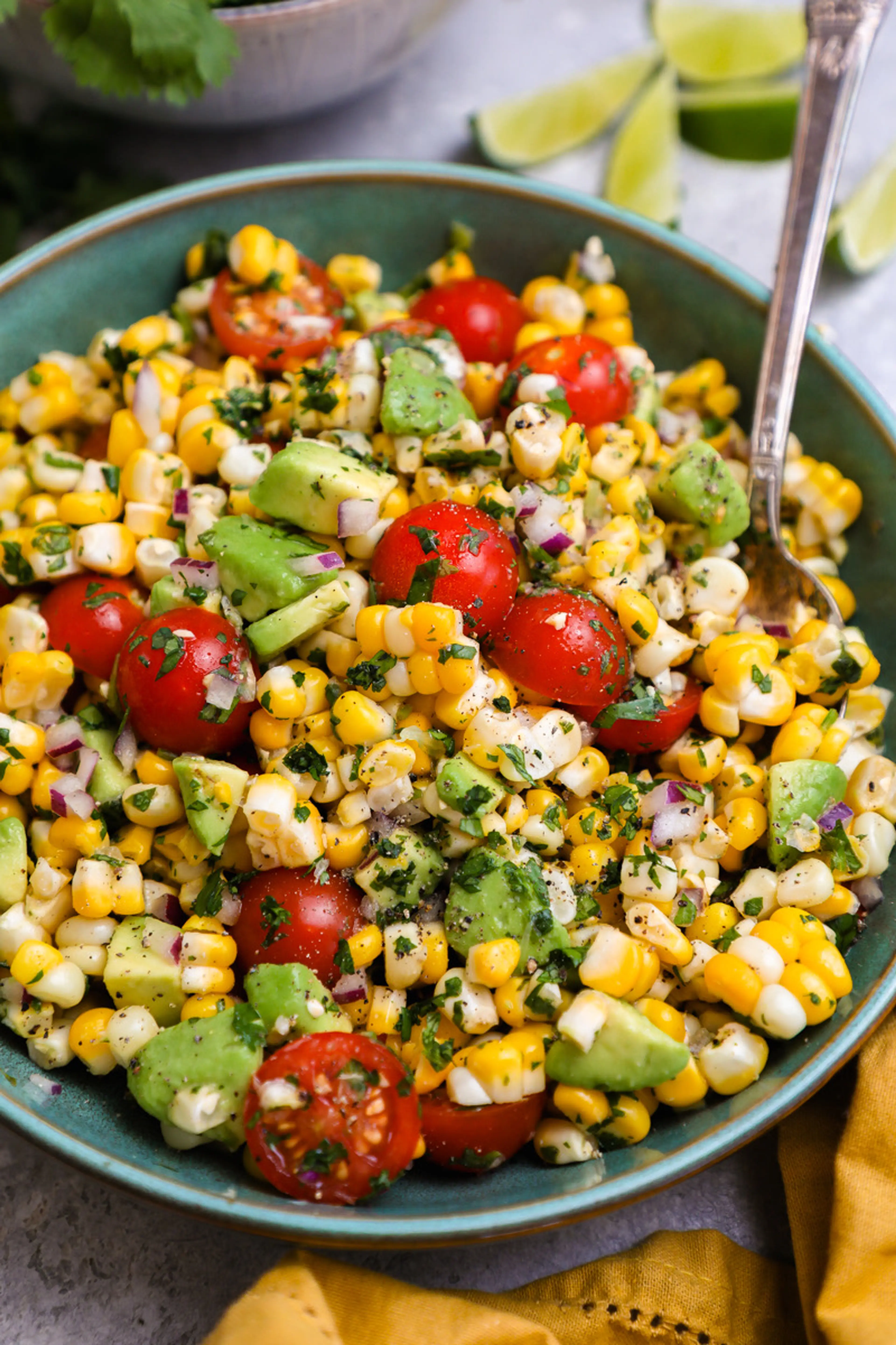 Summer Corn Salad with Avocado