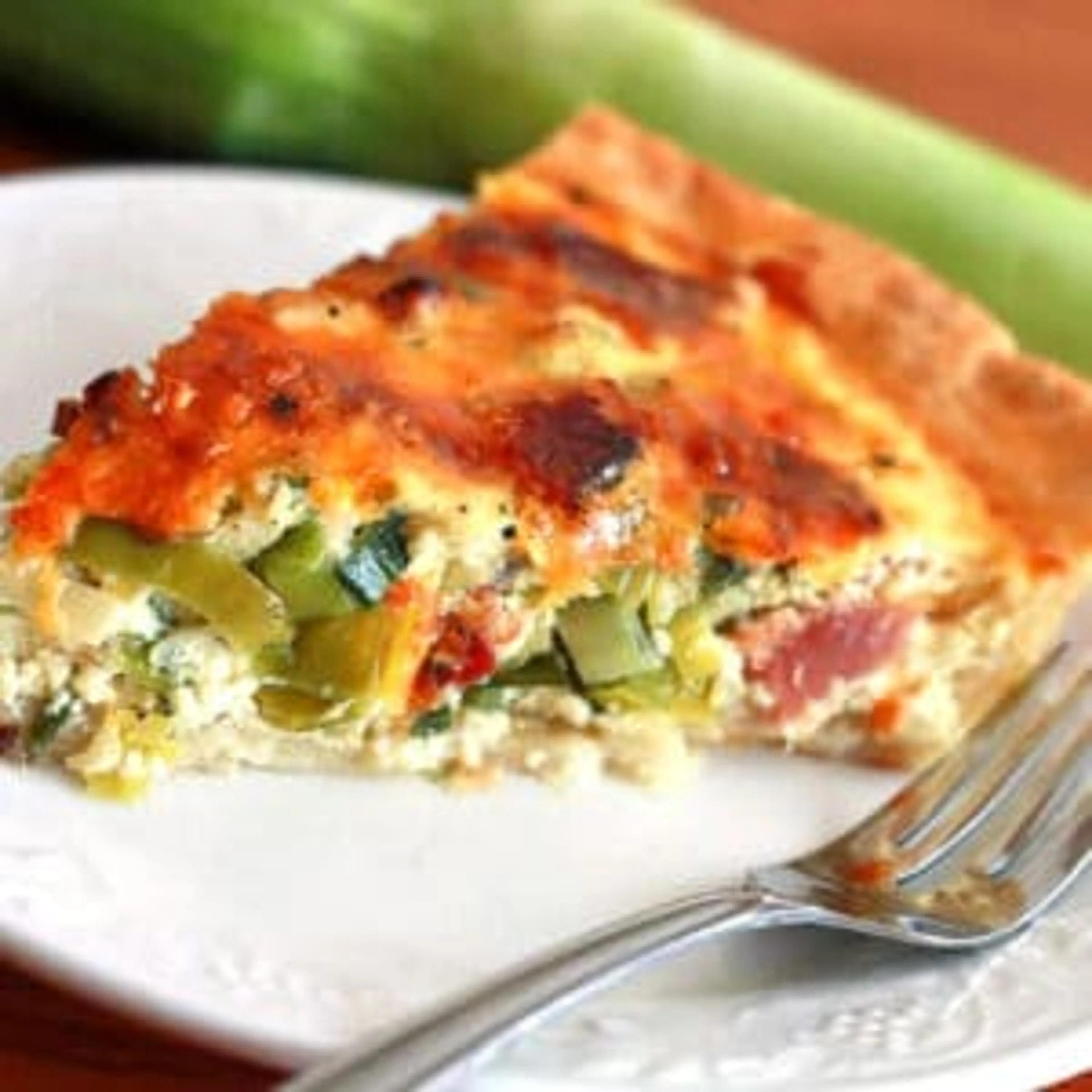 Bacon and Leek Quiche