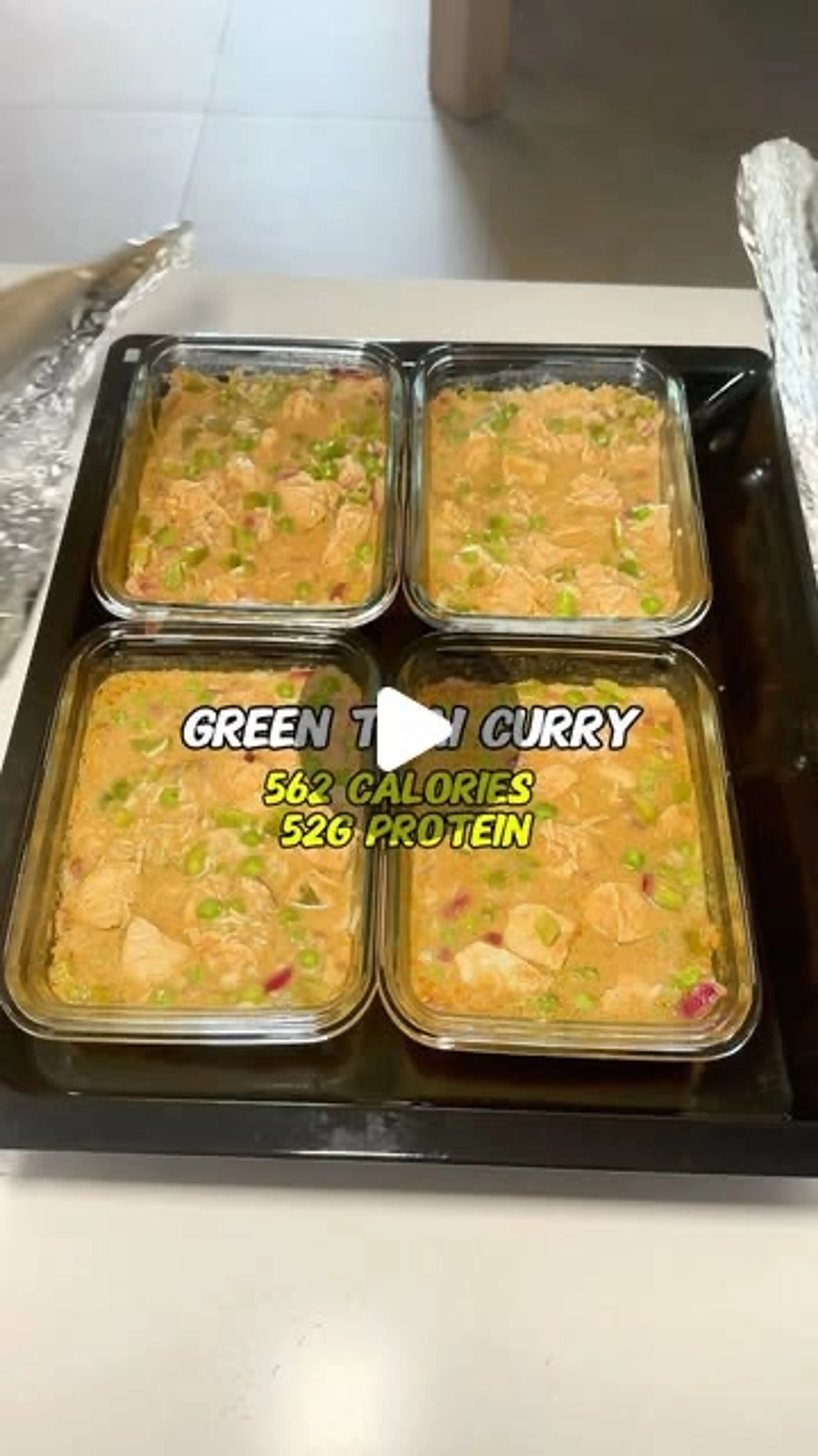 Green Thai Curry Meal Prep