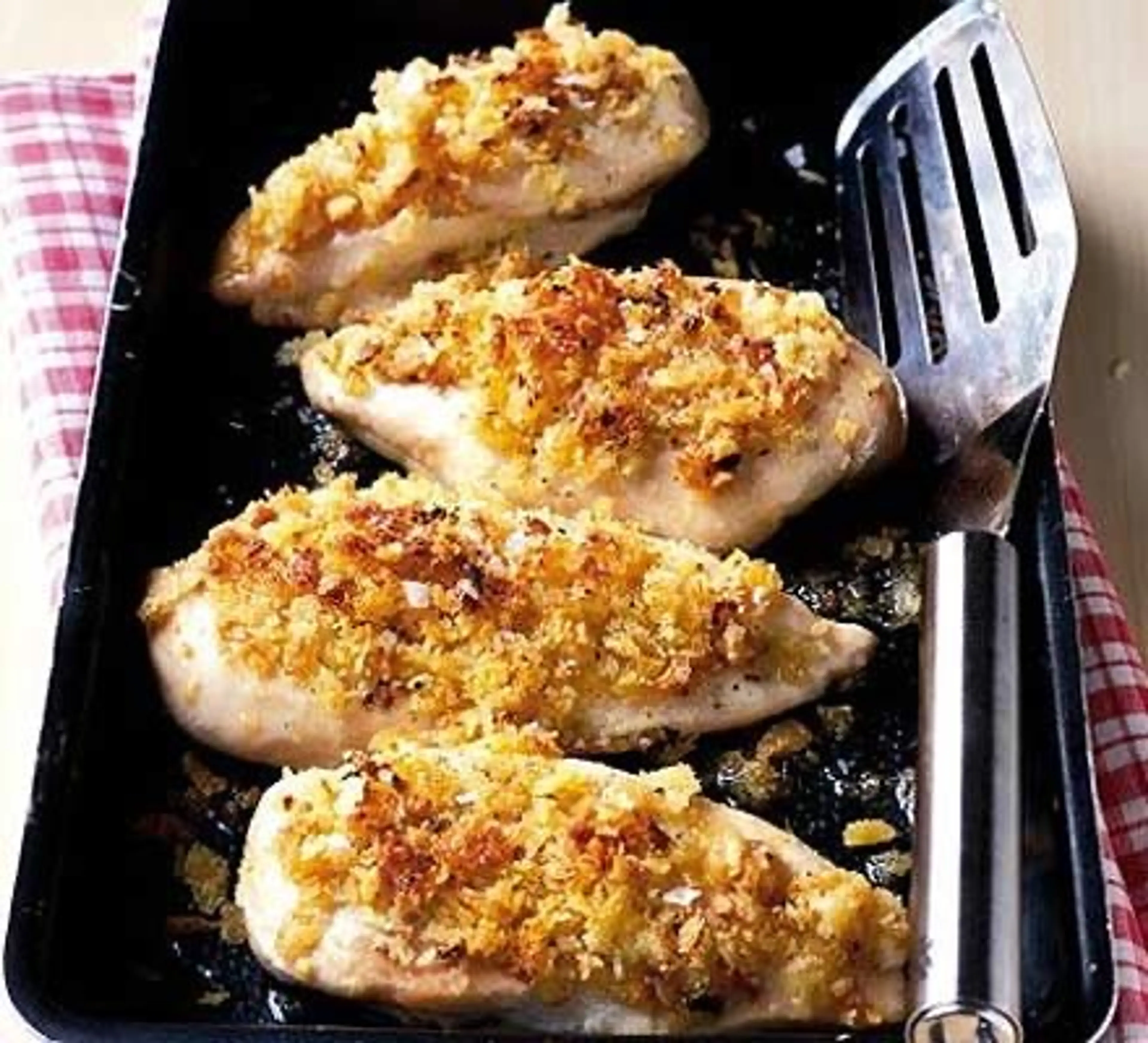 Inside-out chicken kiev