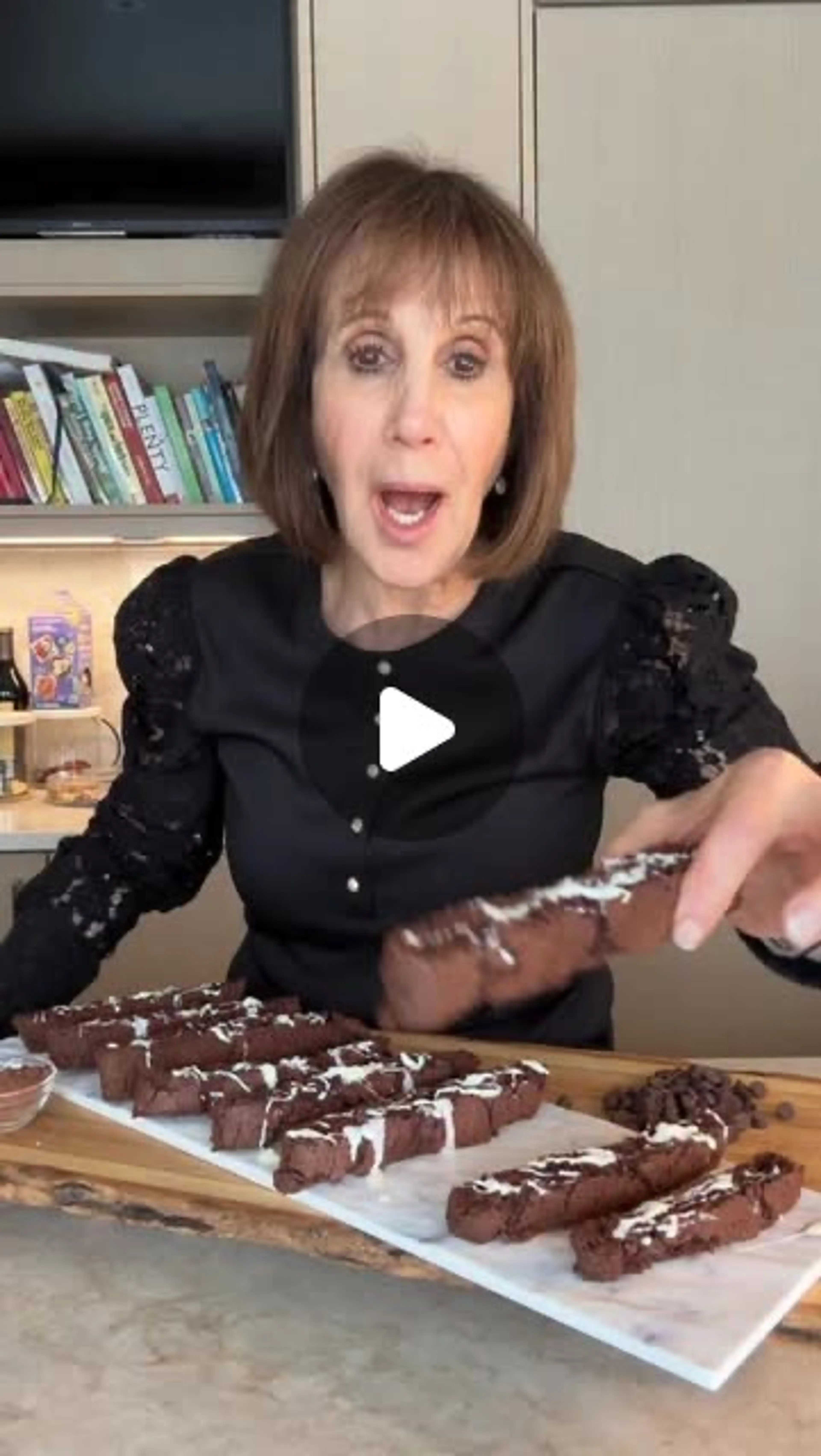 Gluten-free Almond Double Chocolate Biscotti