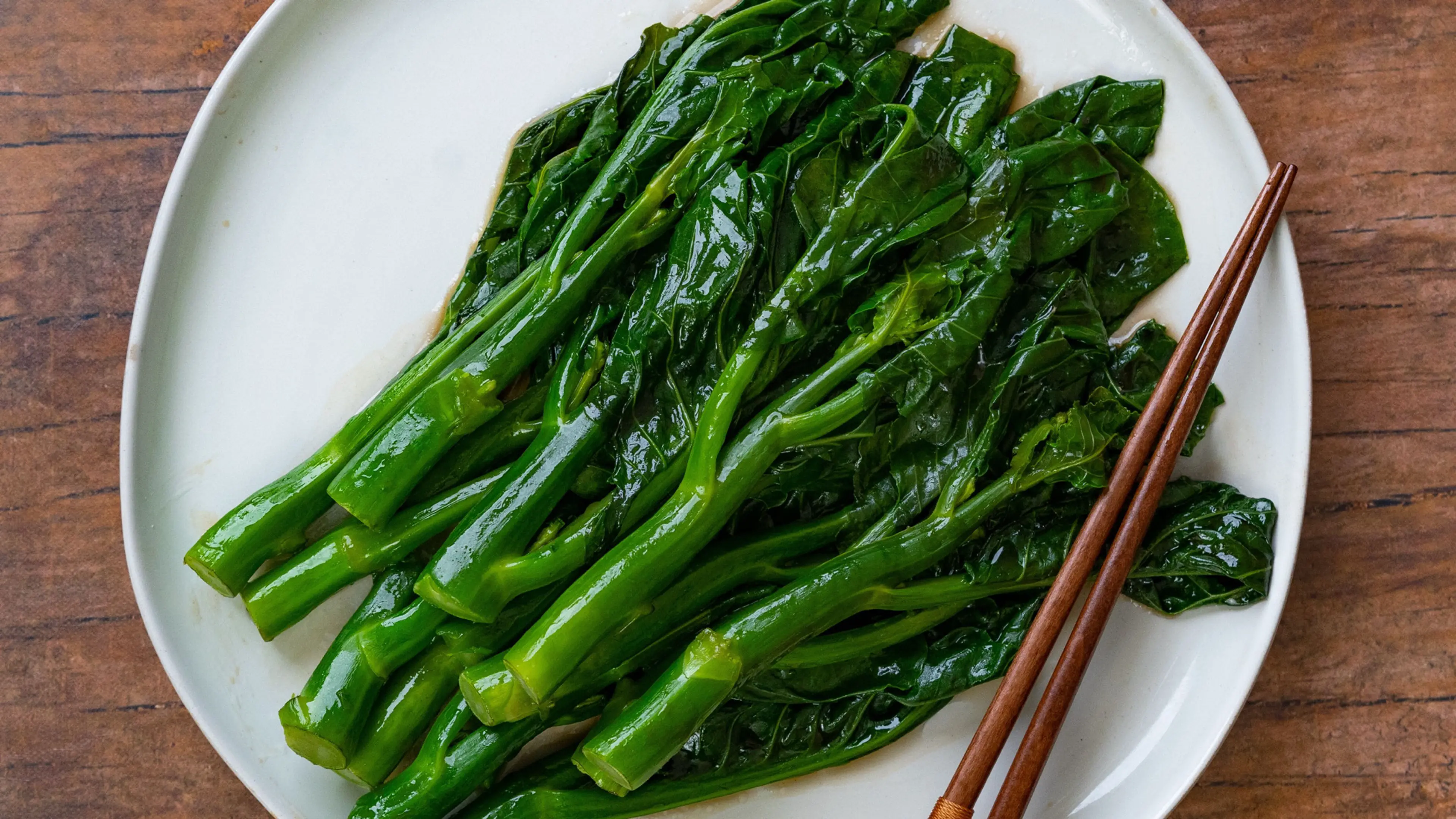 Chinese Broccoli with Oyster Sauce (蠔油芥籣)