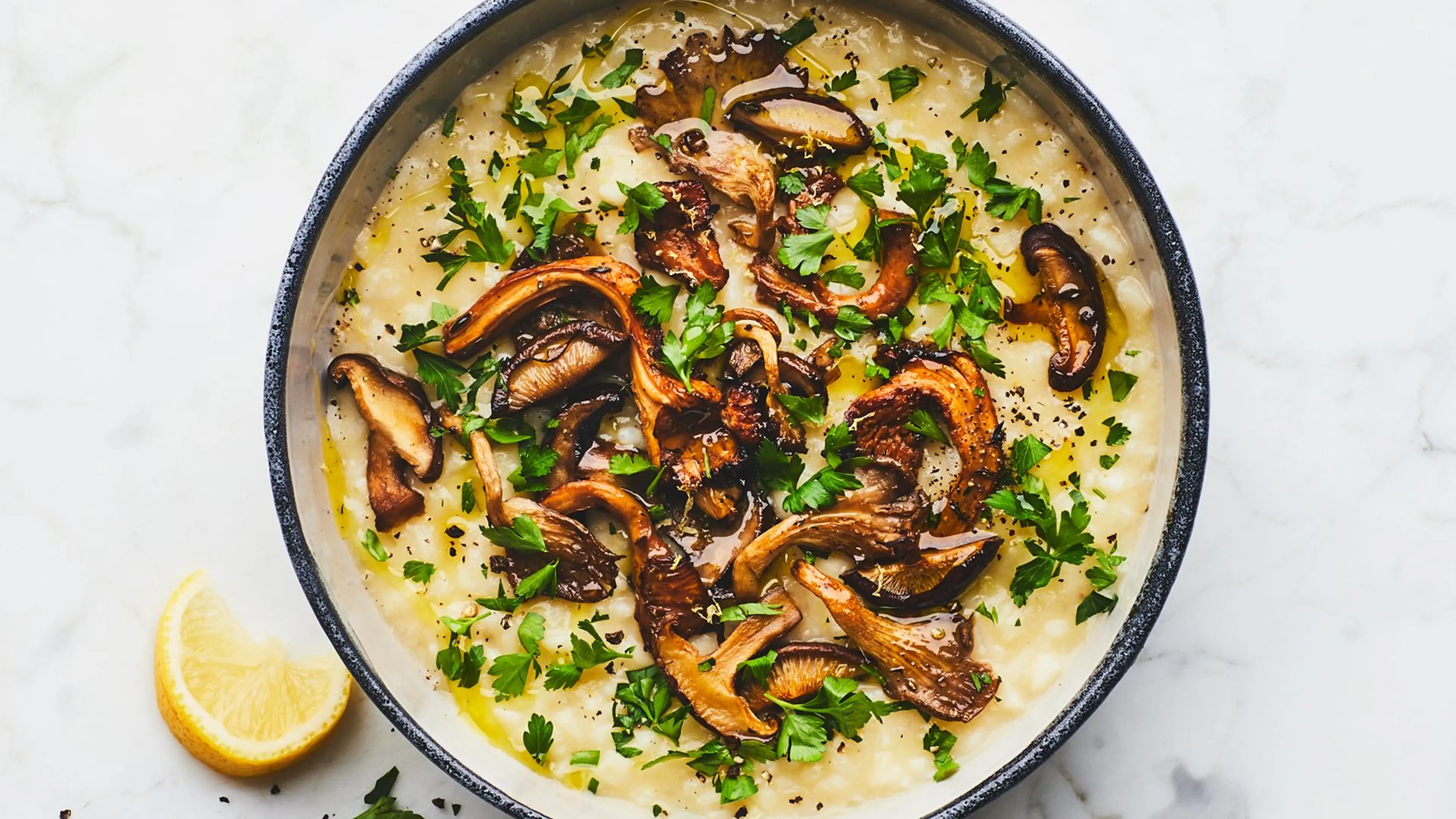 Oven Risotto with Mushrooms