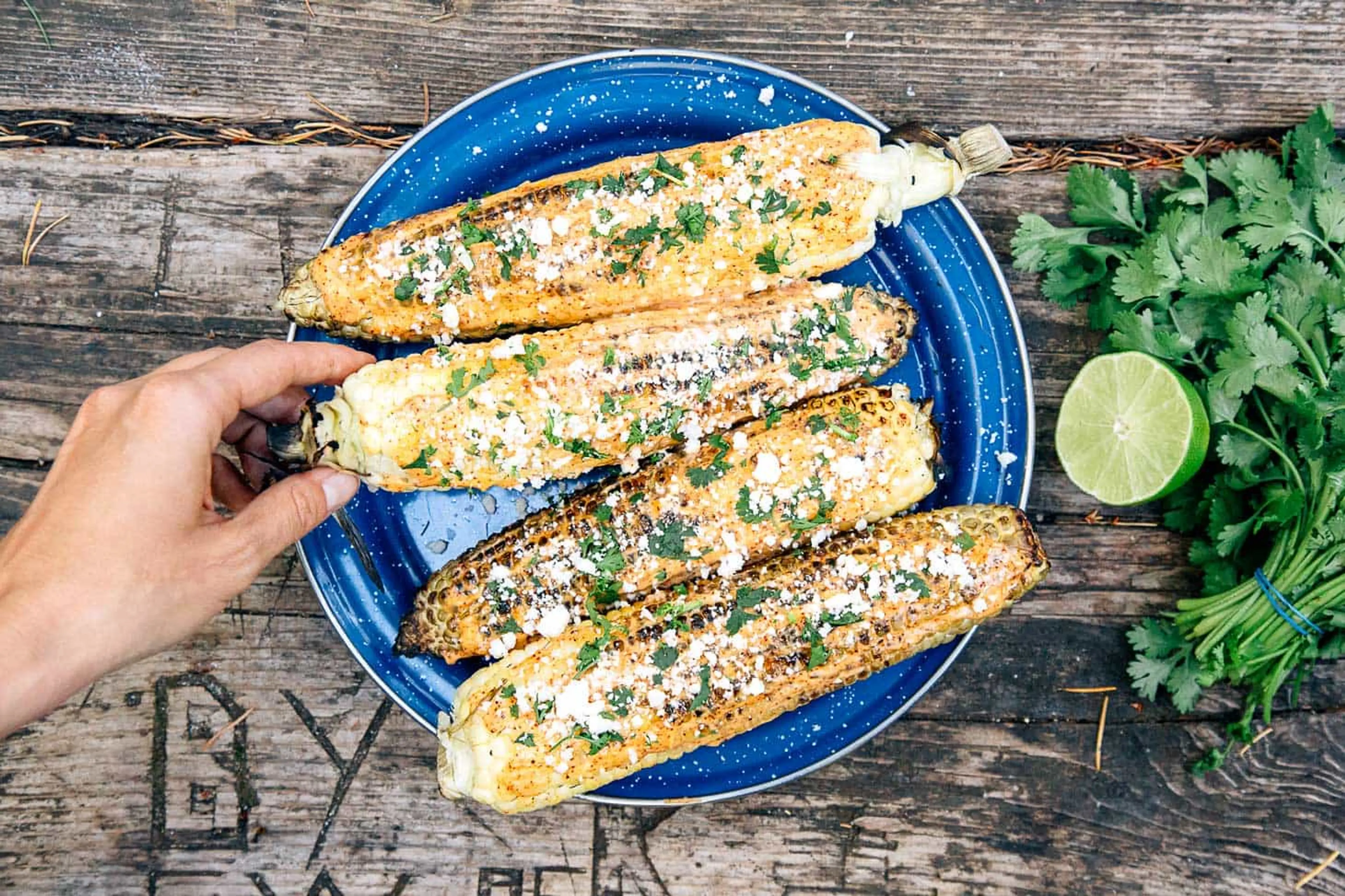 Grilled Mexican Street Corn (Elote)