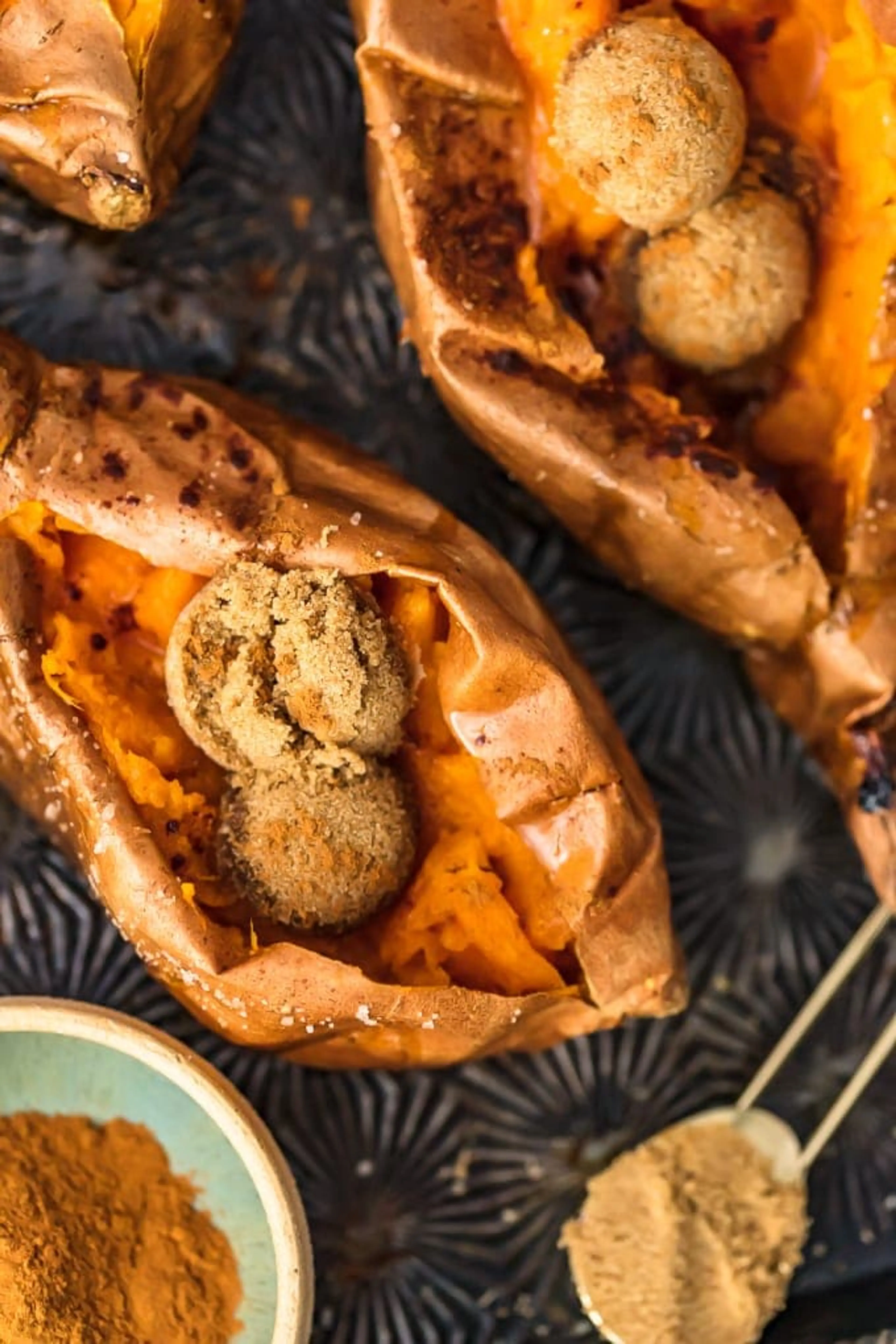 The Perfect Baked Sweet Potato (with Cinnamon Sugar)