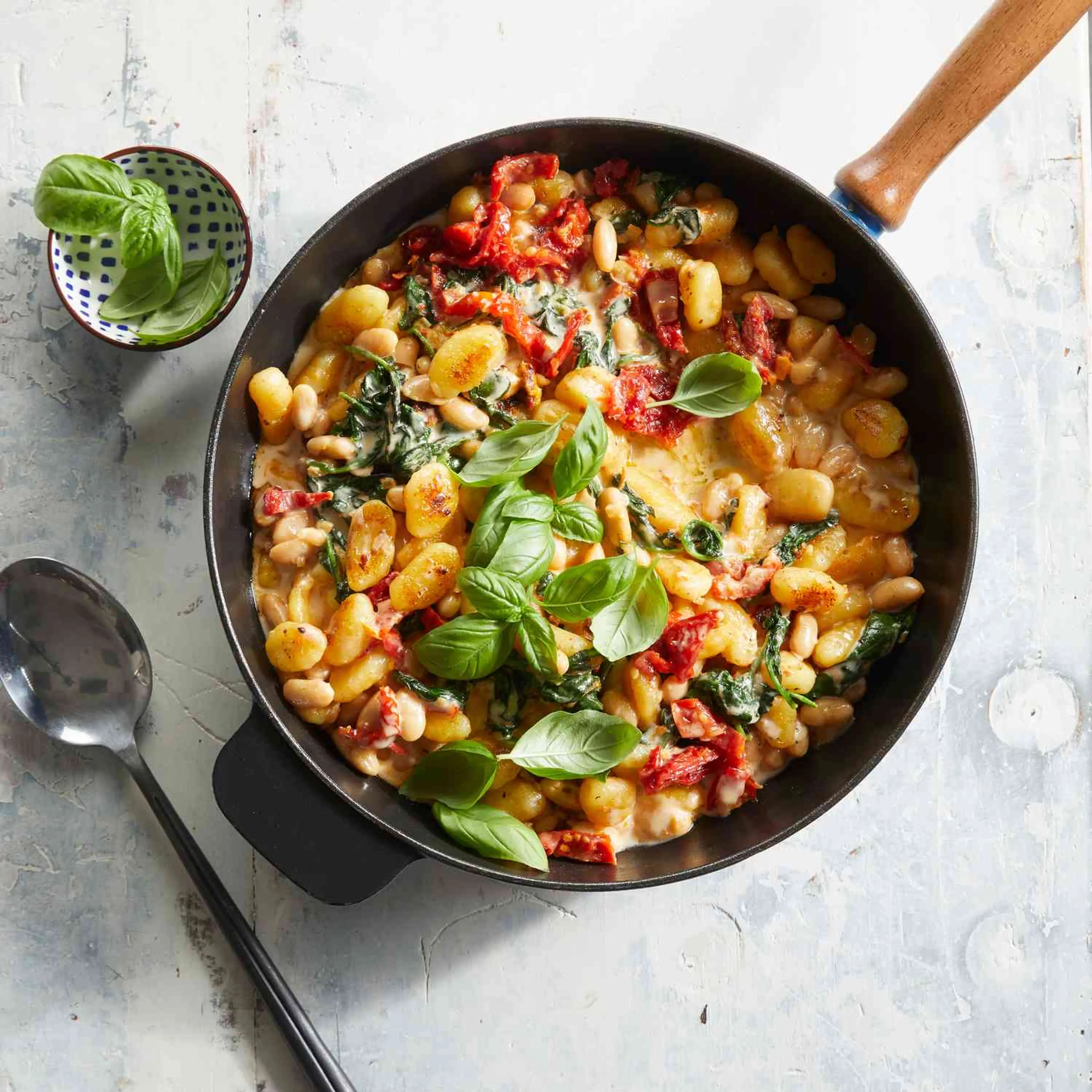 White Bean & Sun-Dried Tomato Gnocchi
