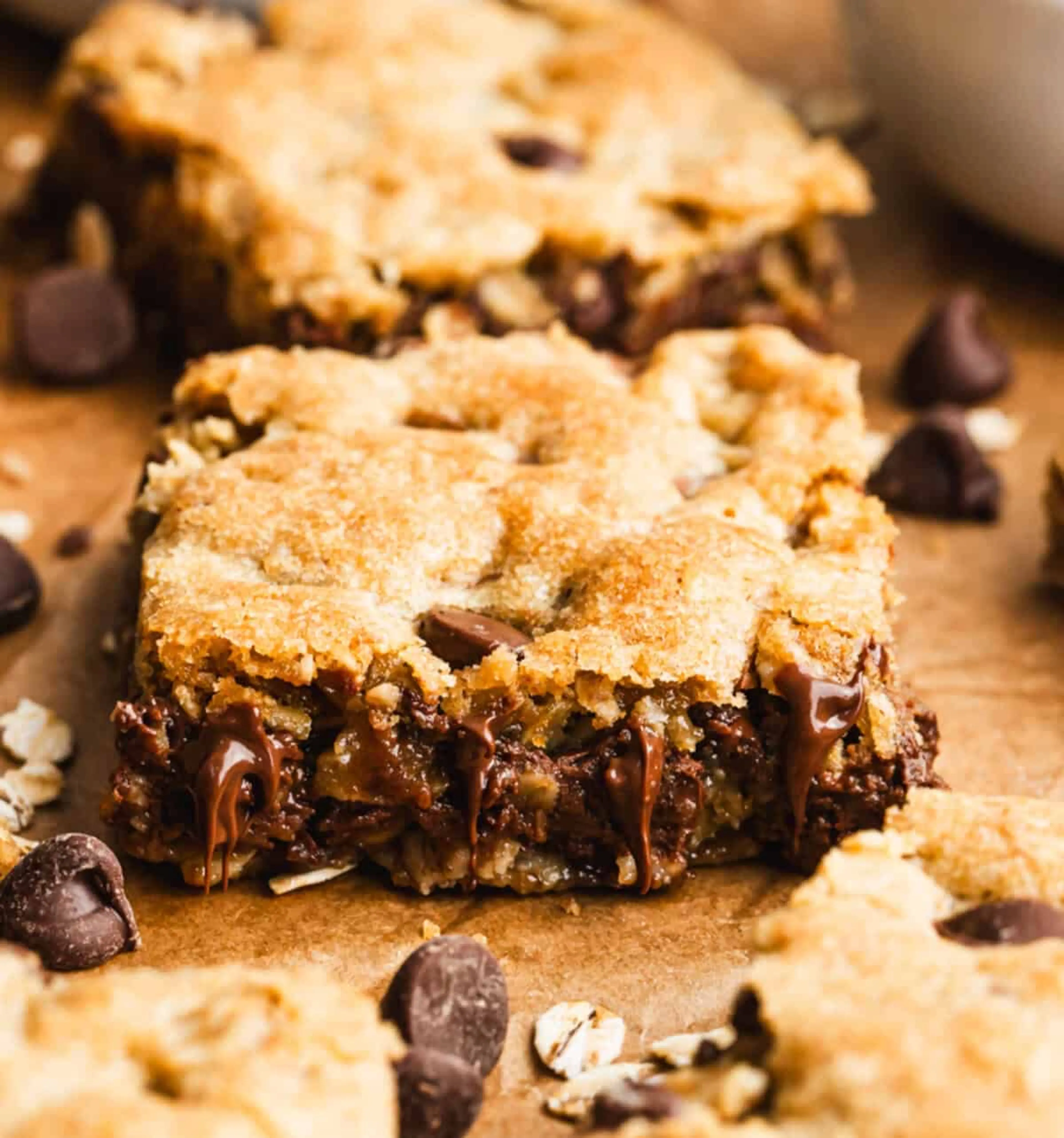 Oatmeal Chocolate Chip Cookie Bars