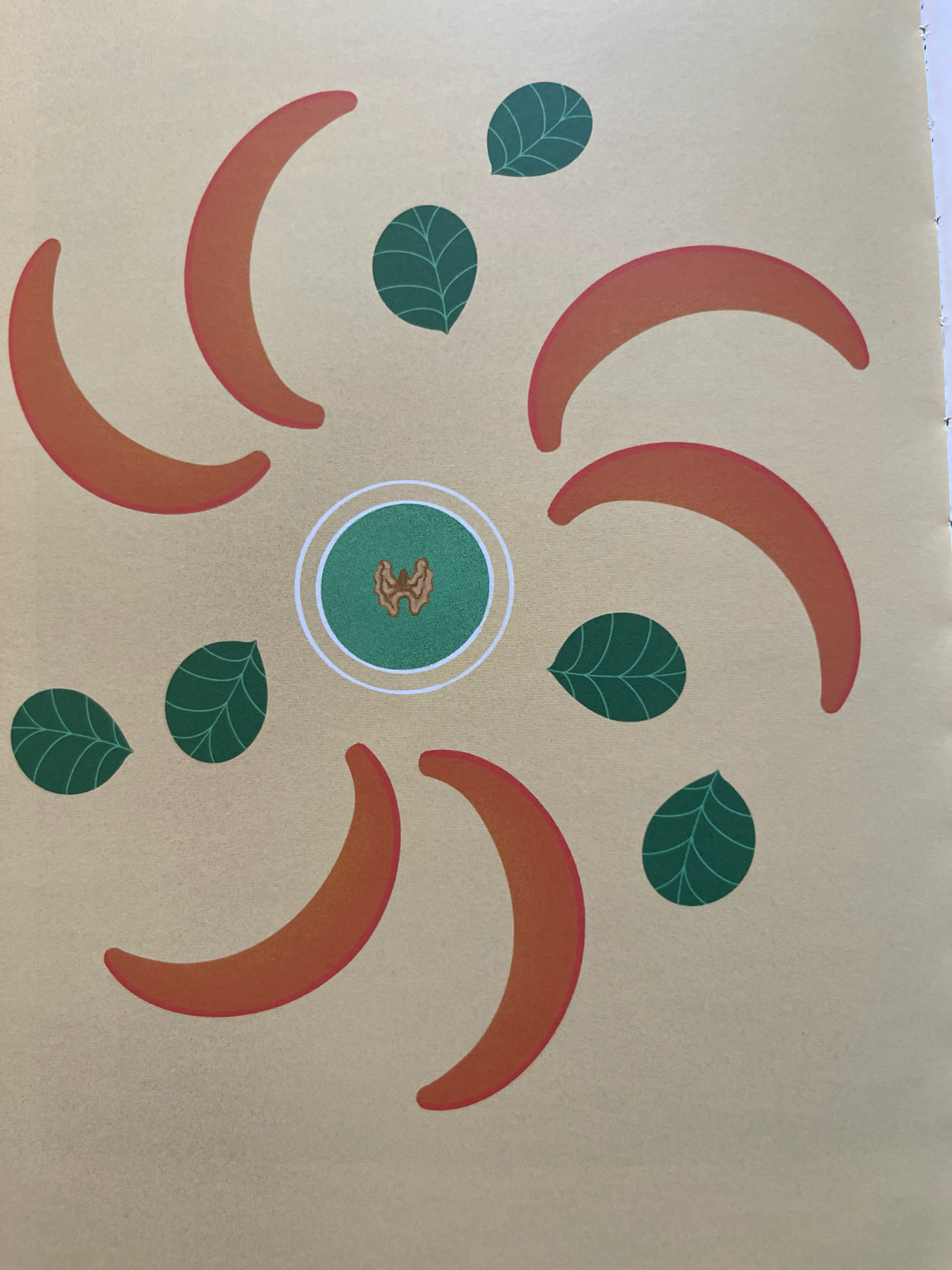 SPINAT-WALNUSS-PASTE MIT KÜRBISSPALTEN