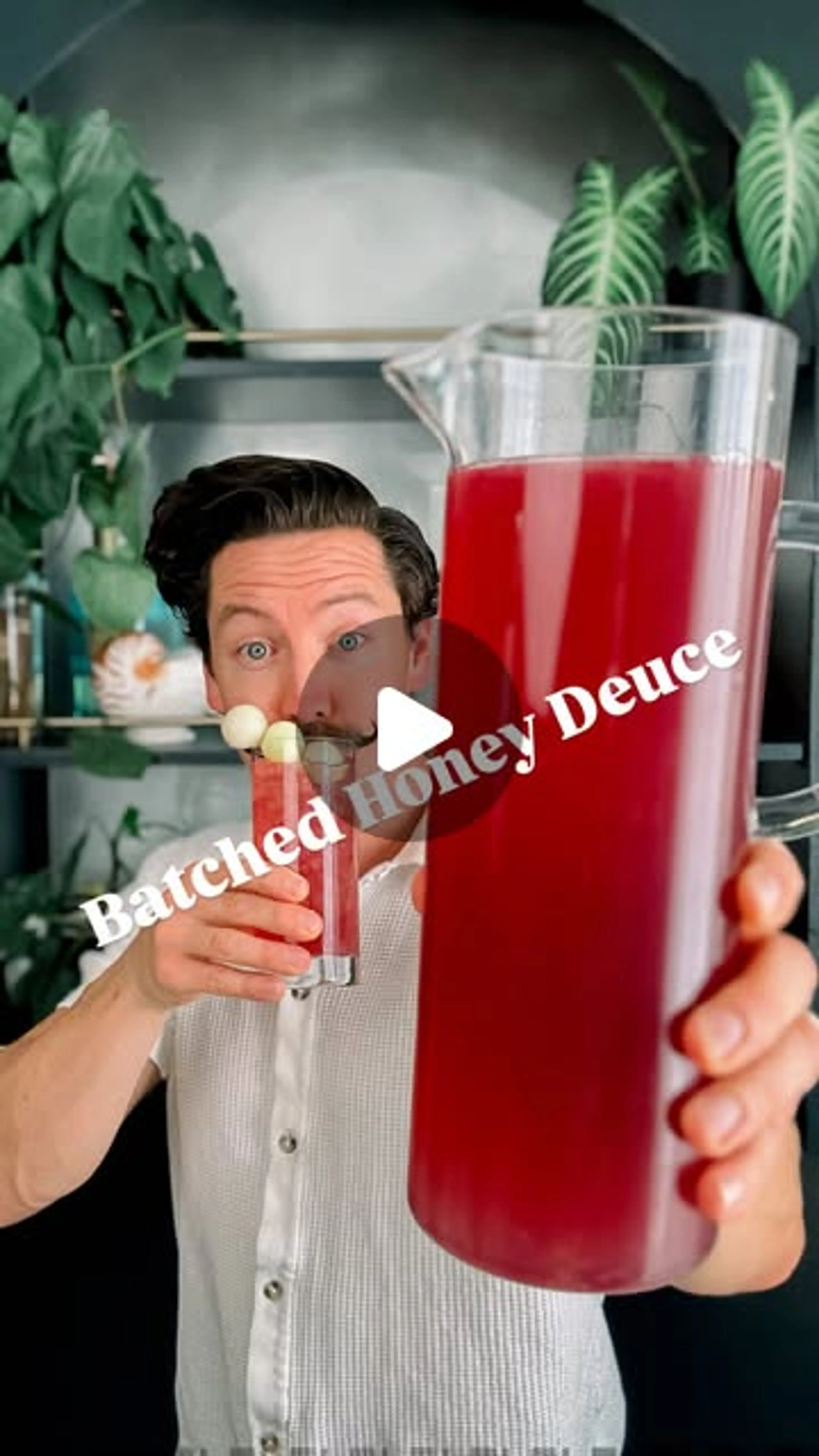 Batched Us Open Cocktail - the Honey Deuce