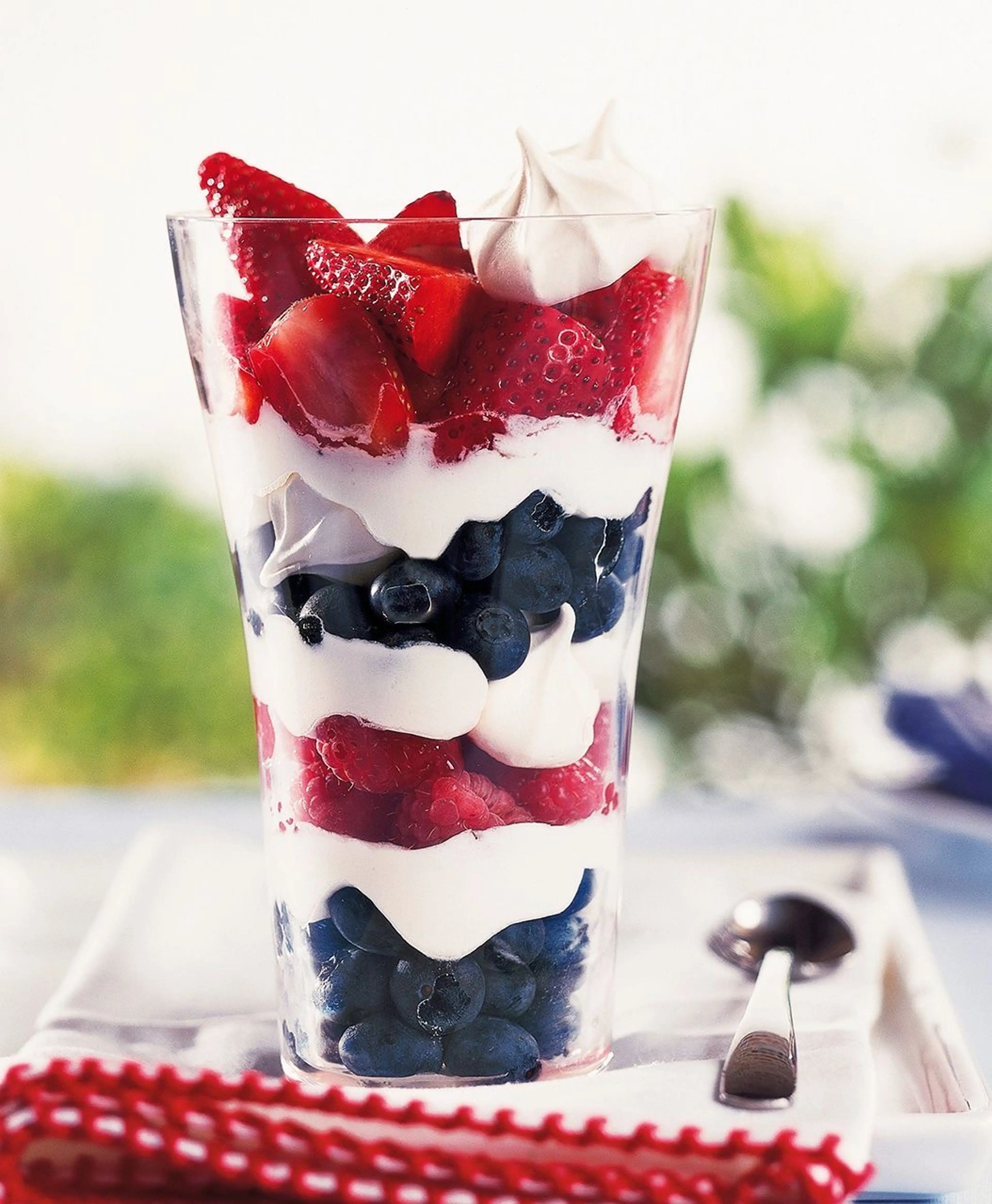 Easy Red, White, and Blue Parfaits