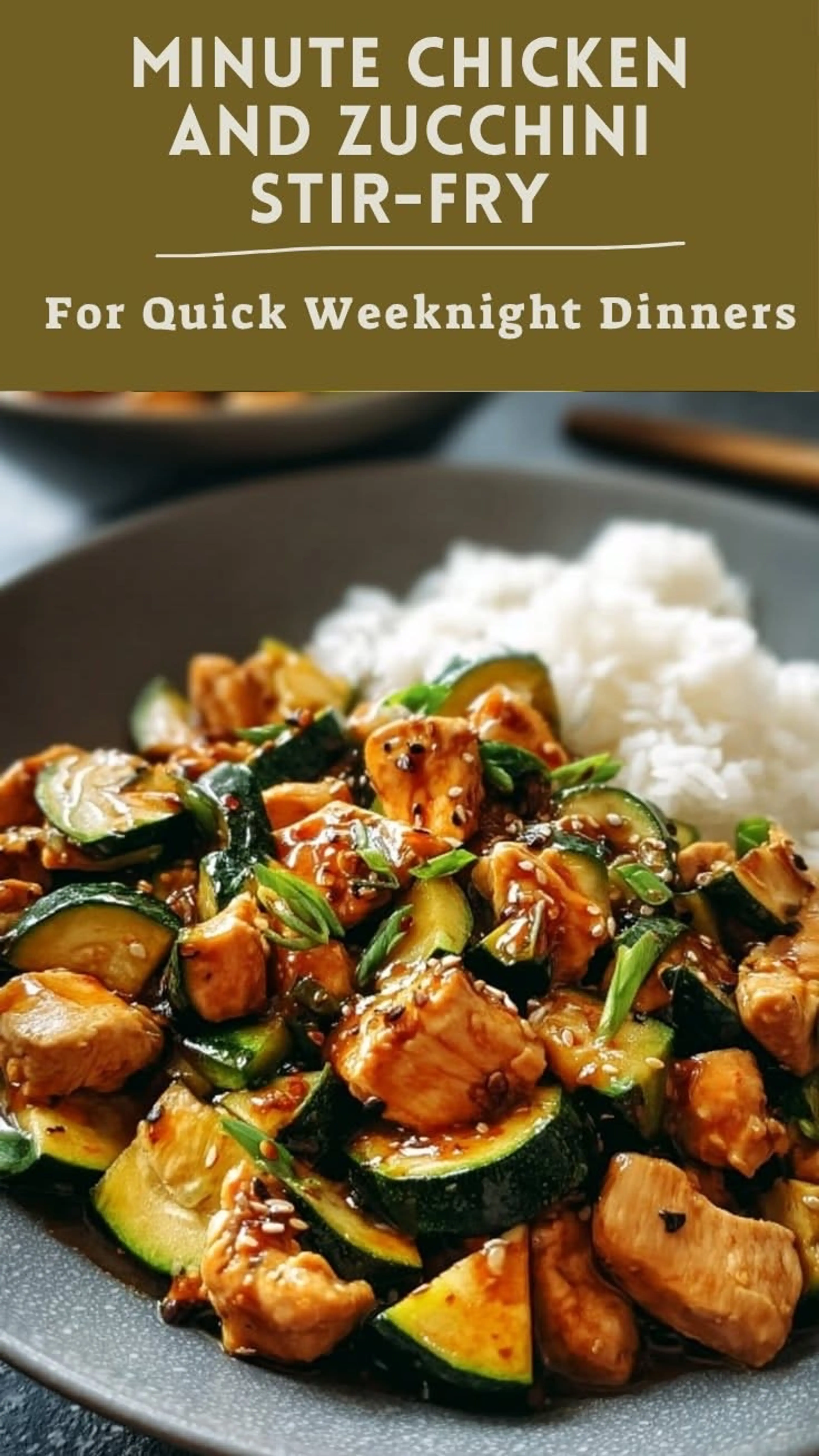 Easy Chicken Zucchini Stir Fry