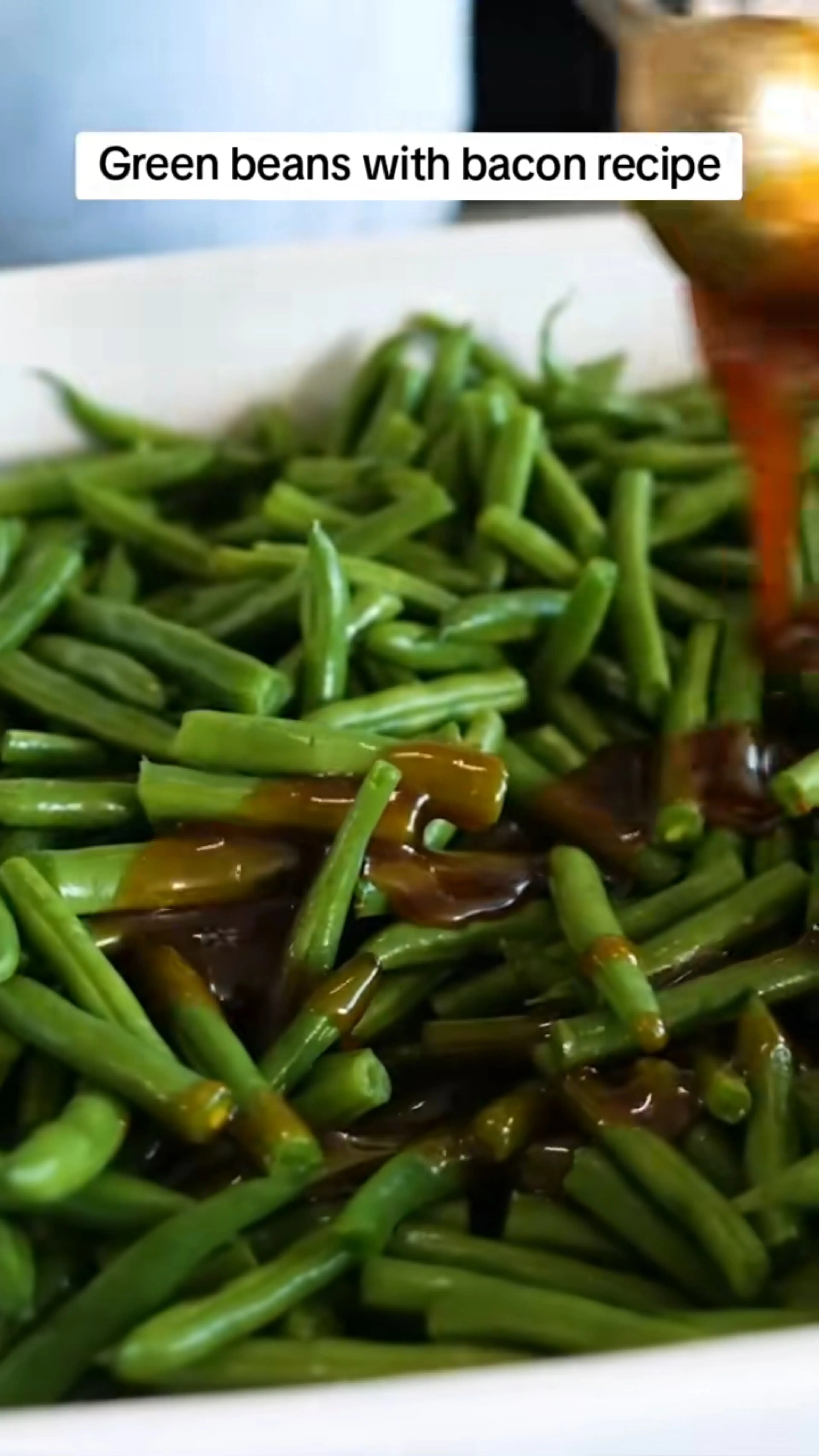 00081.green Beans with Bacon Recipe #greenbeansrecipe #bacon