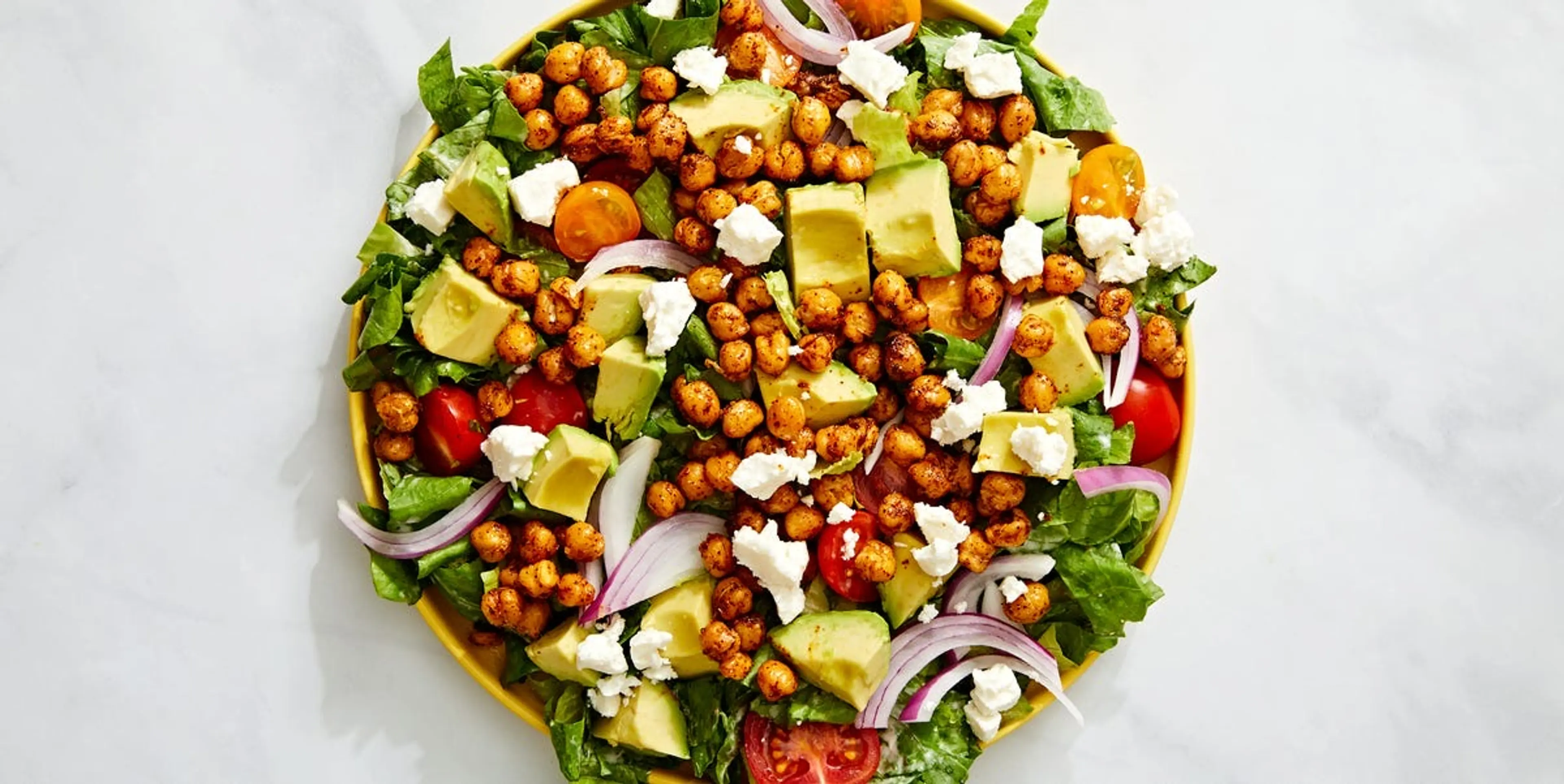 Roasted Chickpea And Avocado Salad