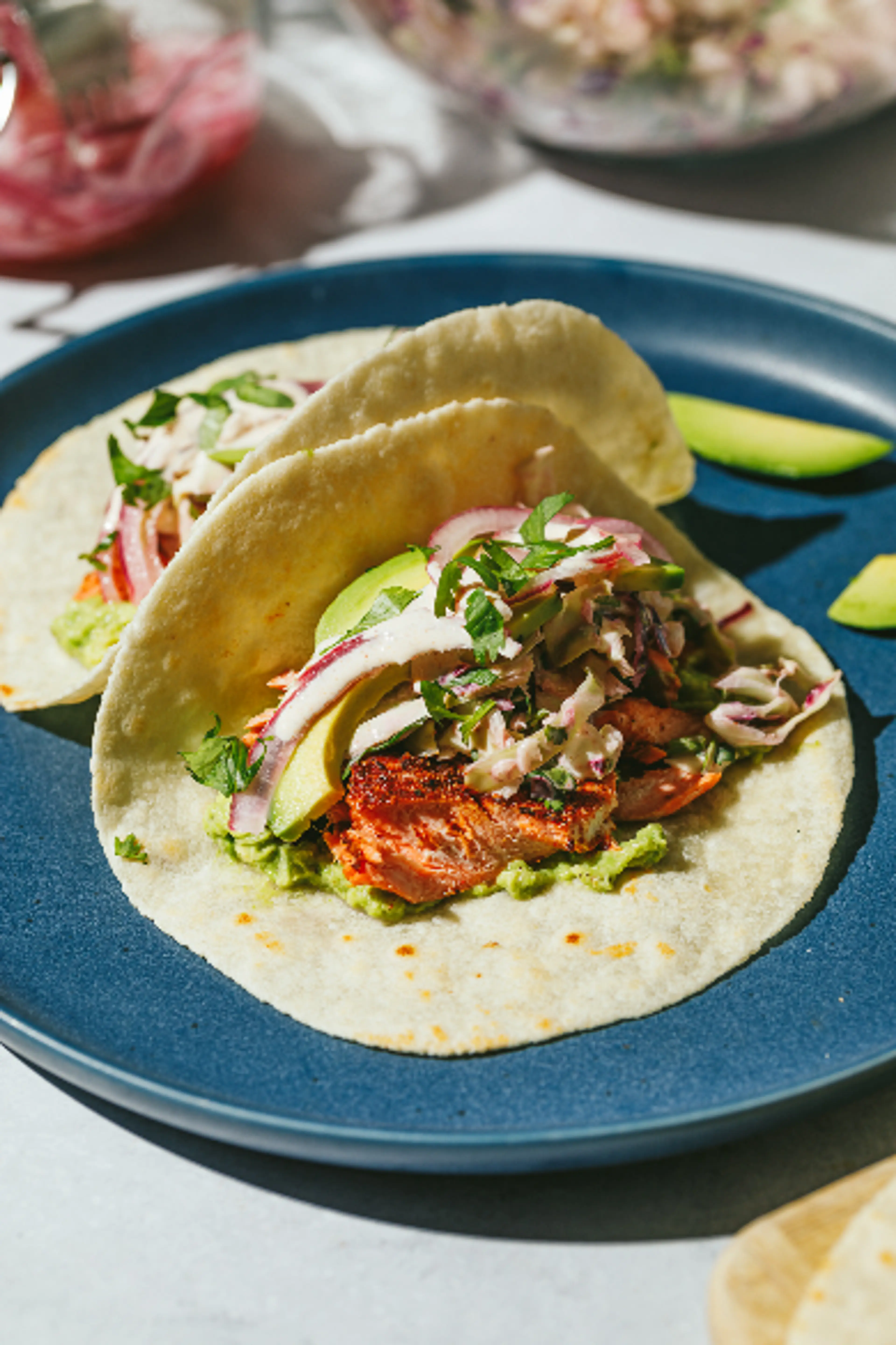 Chipotle Salmon Tacos