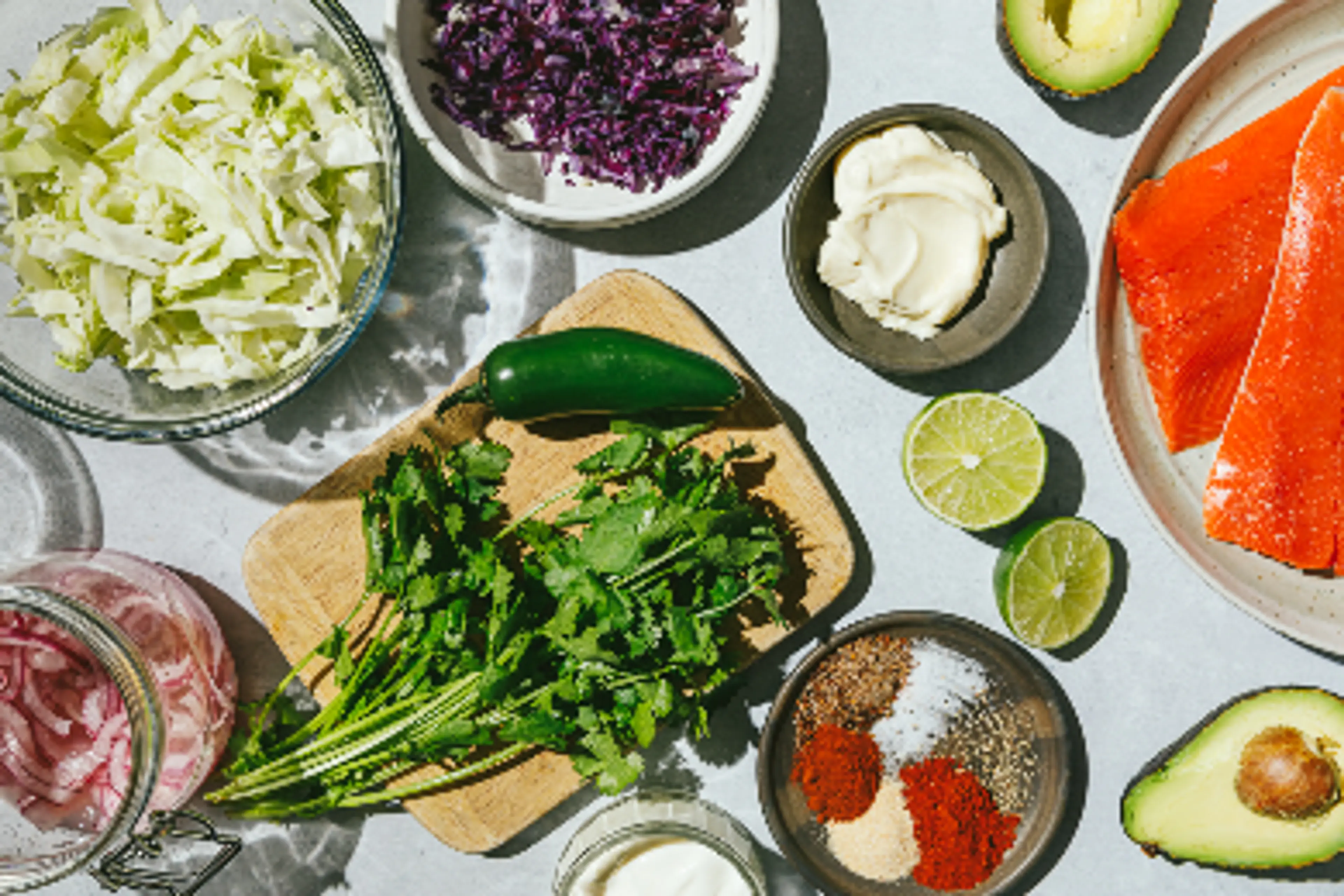 Chipotle Salmon Tacos