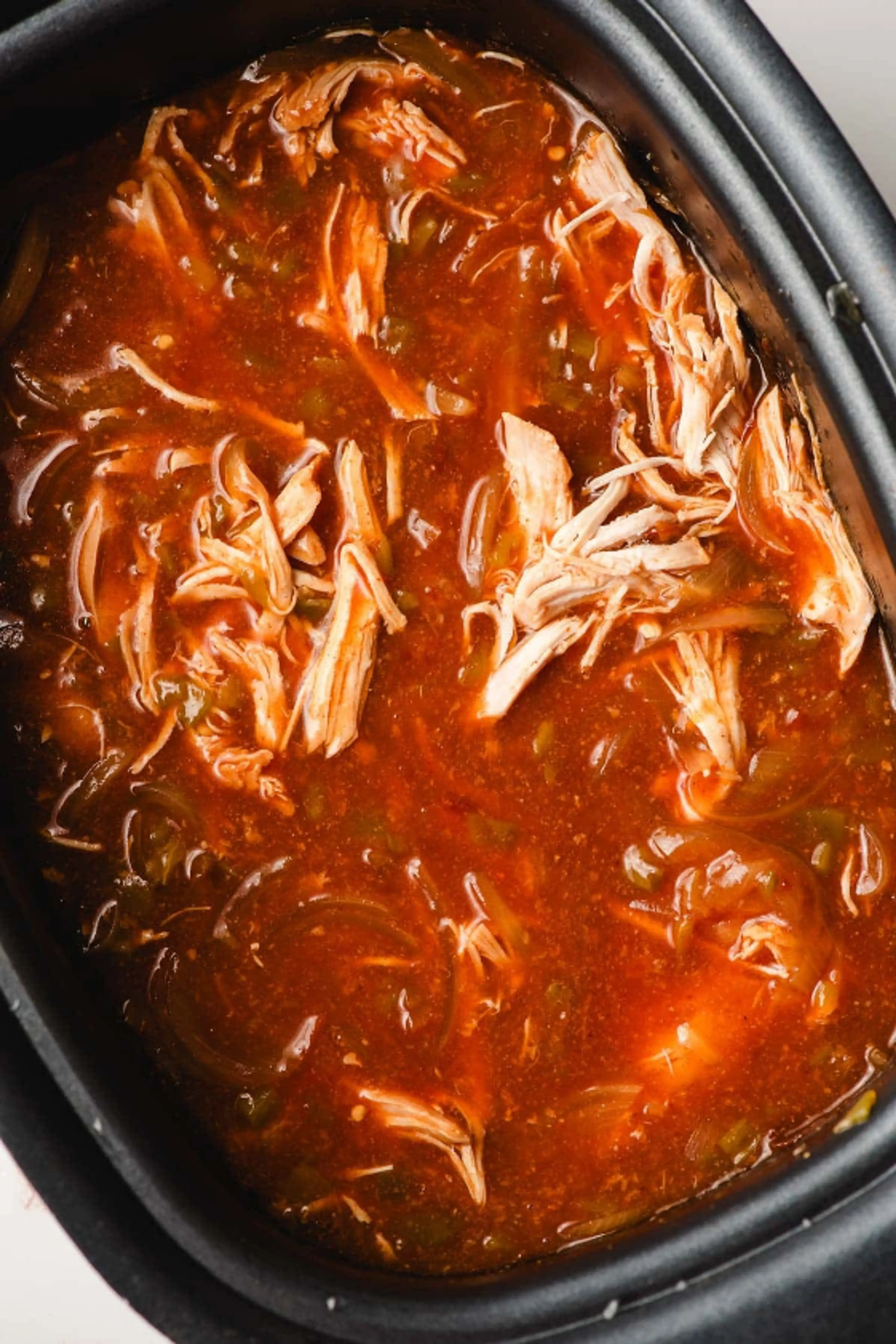 Crock Pot Chicken for Enchiladas