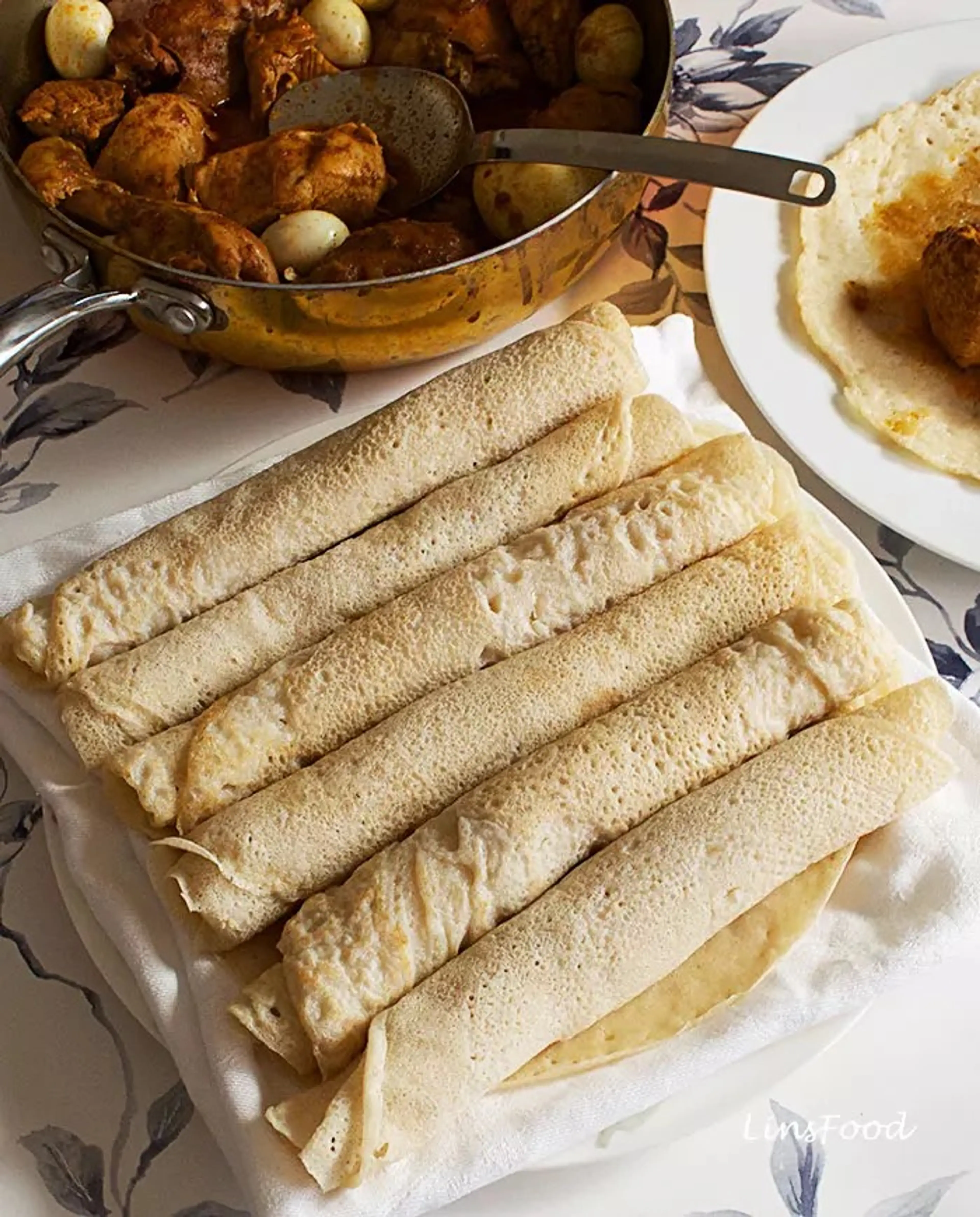Injera Flatbread (Quick Method)