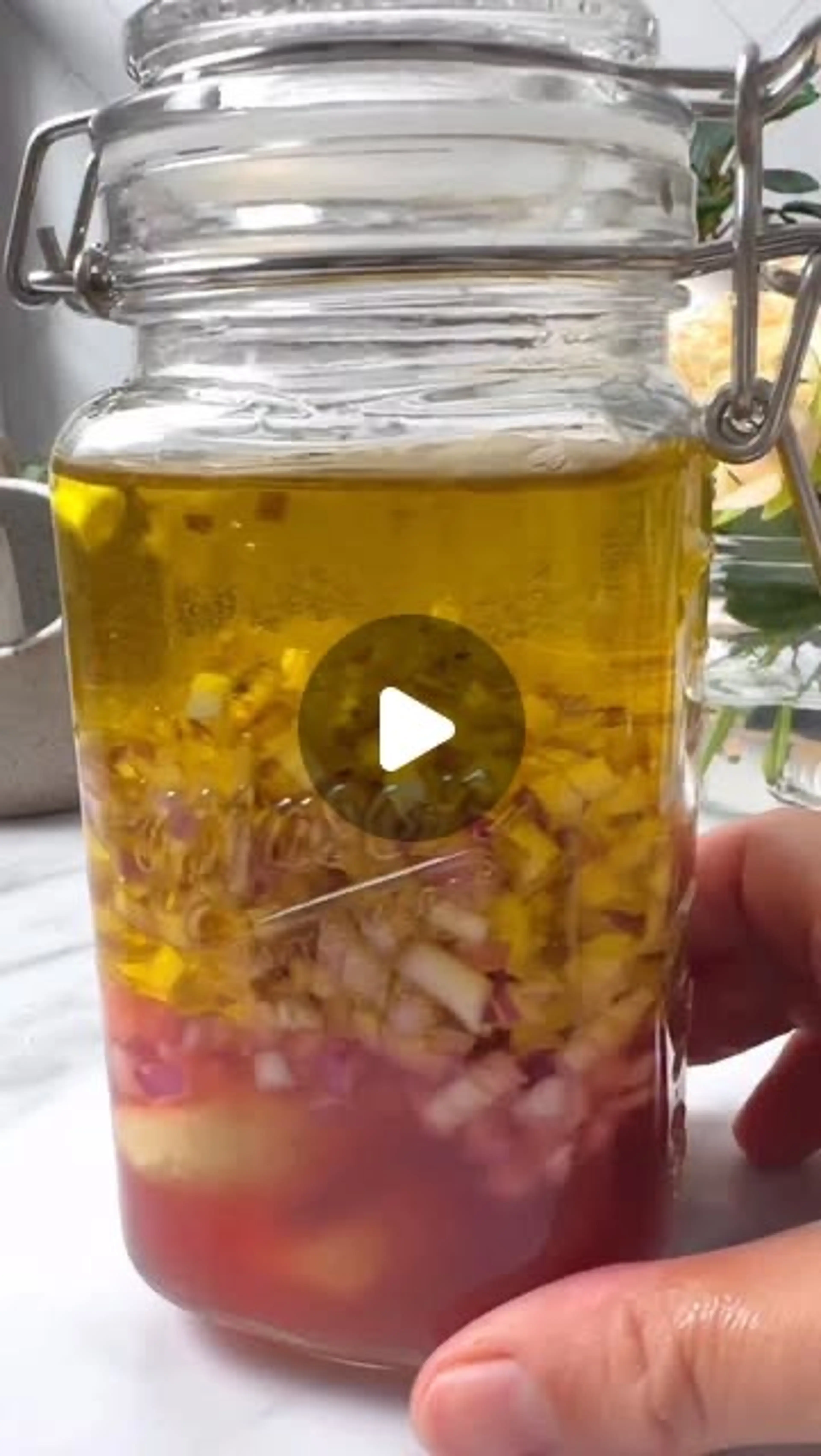 French Vinaigrette in a Jar