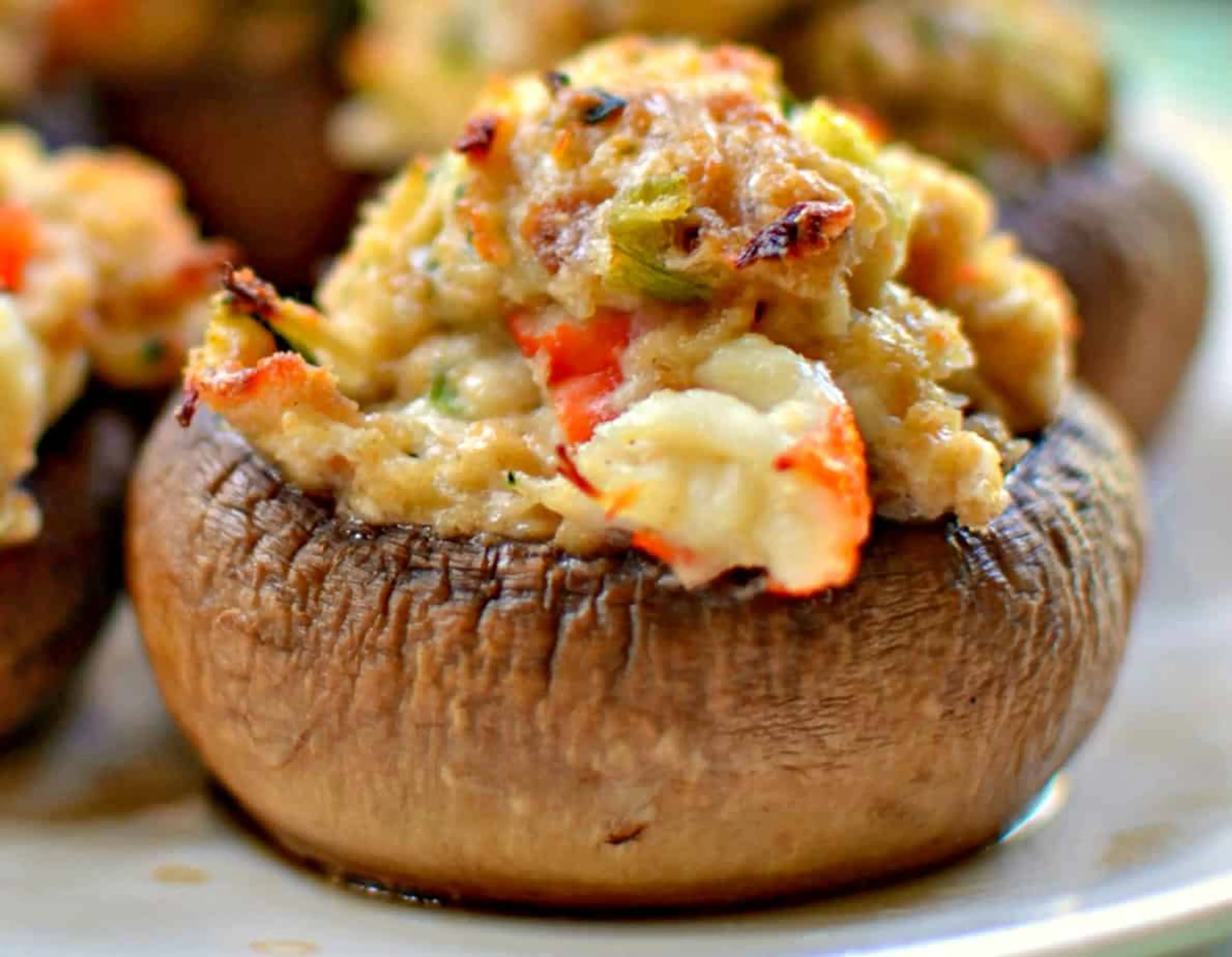 Lobster Stuffed Mushrooms