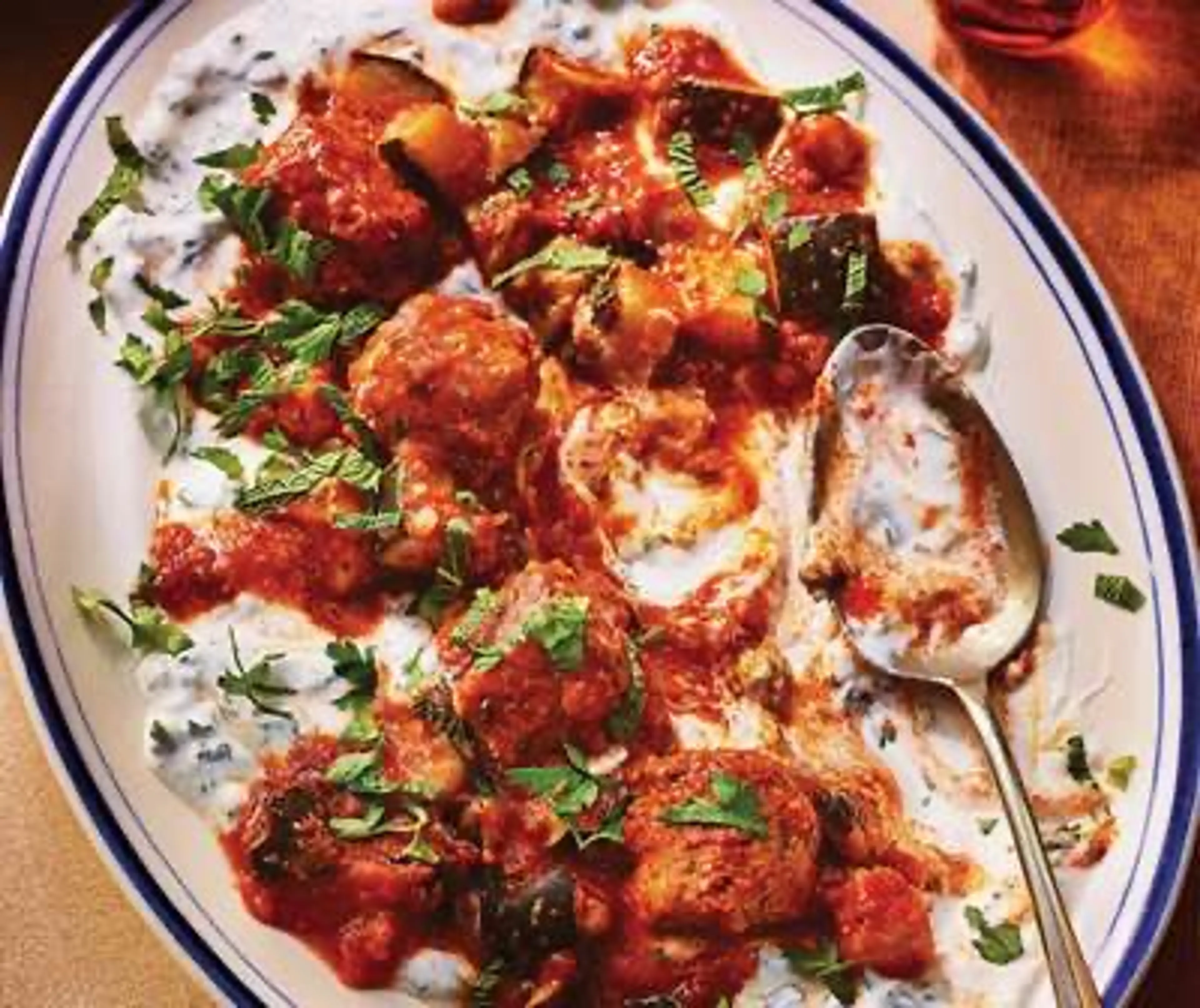 Beef koftas with herby skyr