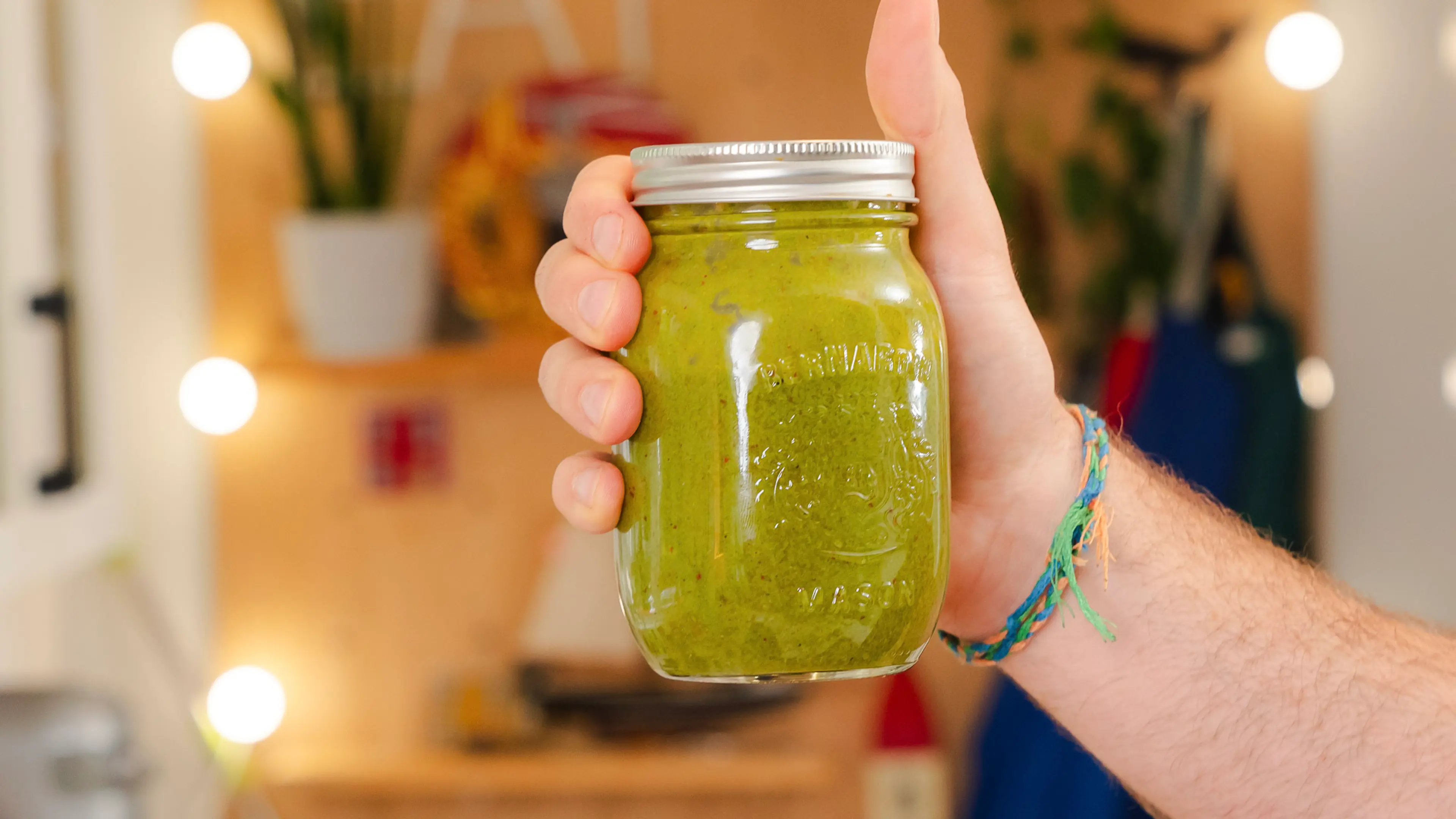 Homemade Basil Vinaigrette Dressing