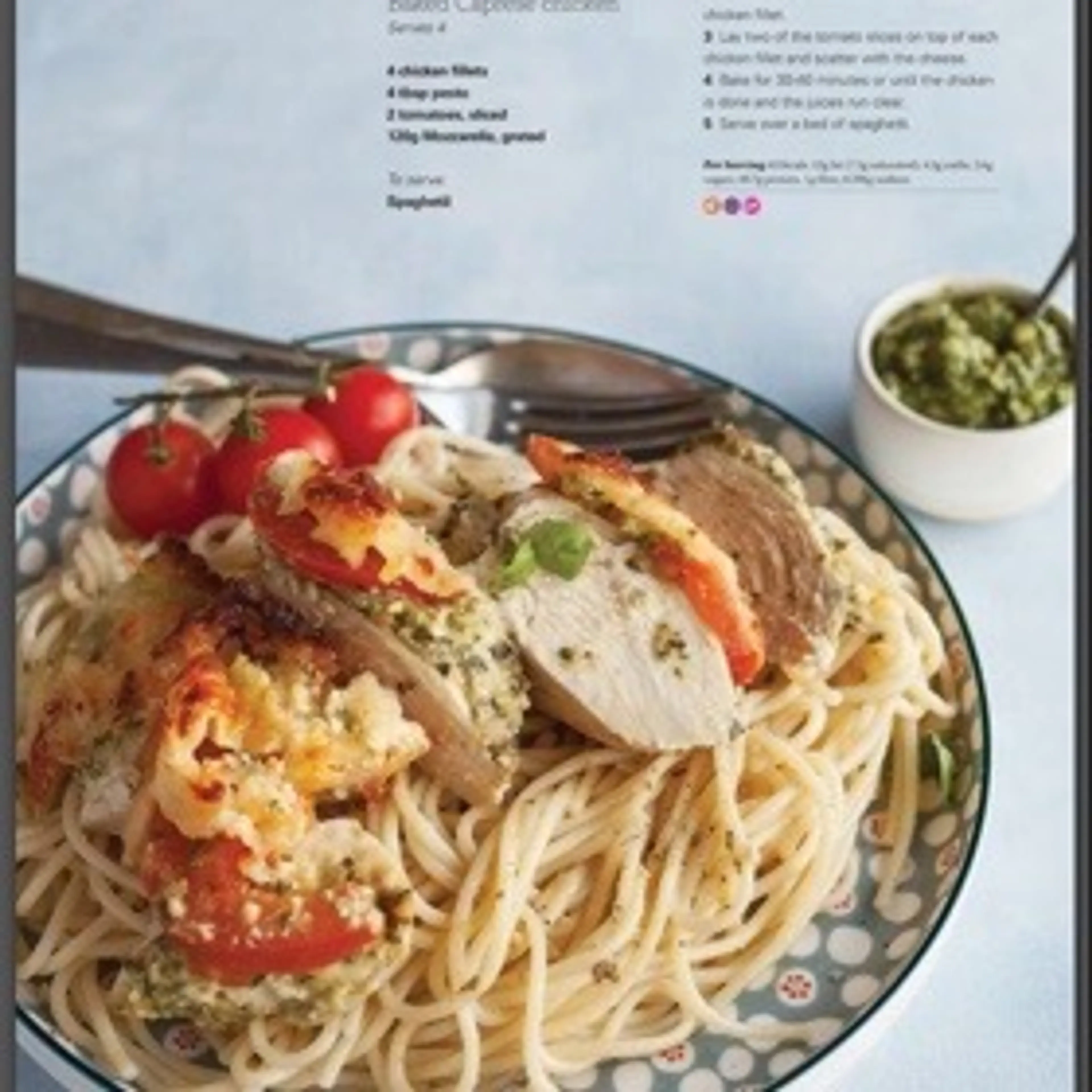 Baked Caprese chicken