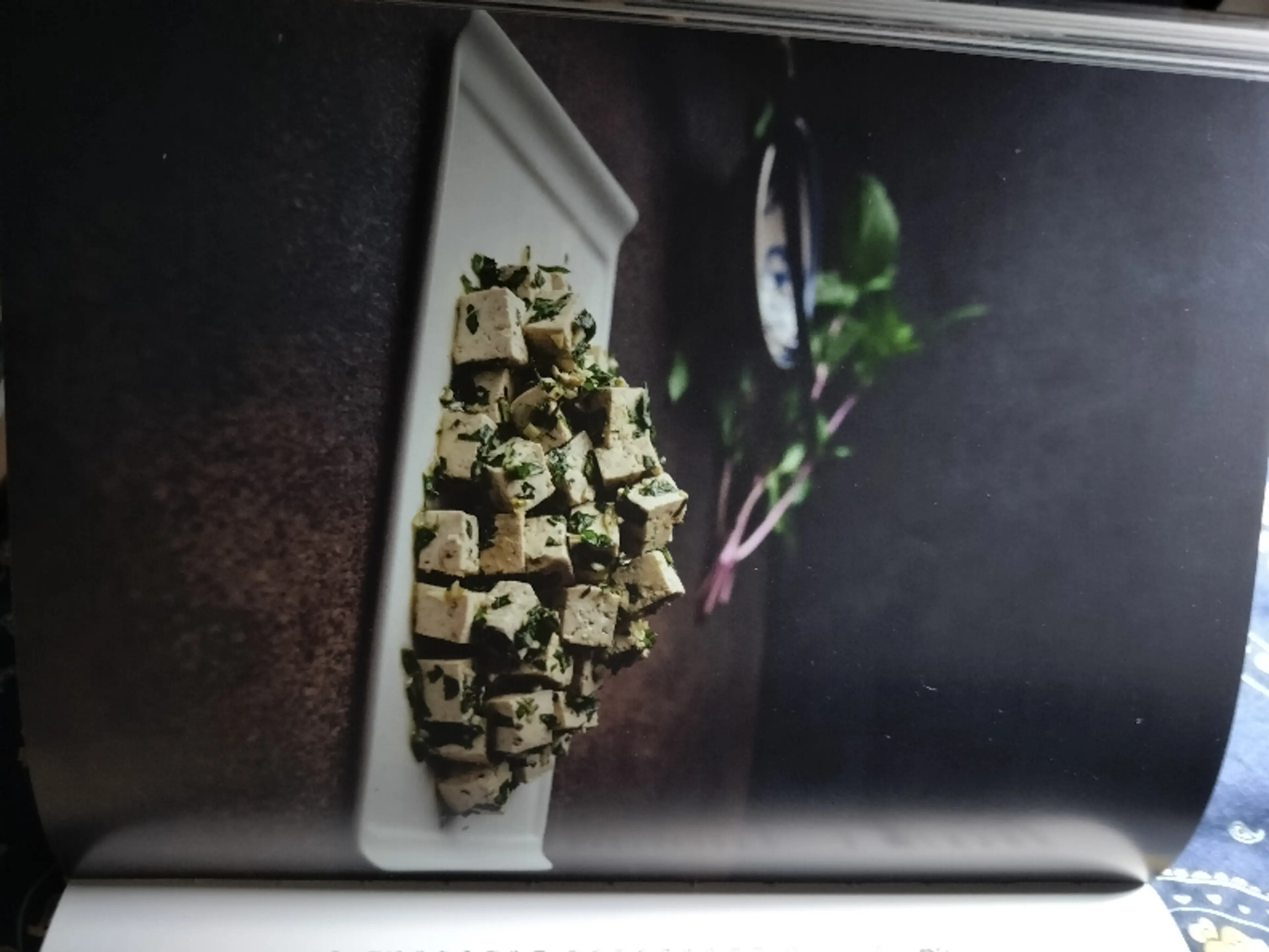 FRAGRANT DRESSED TOFU WITH GARLIC & BASIL