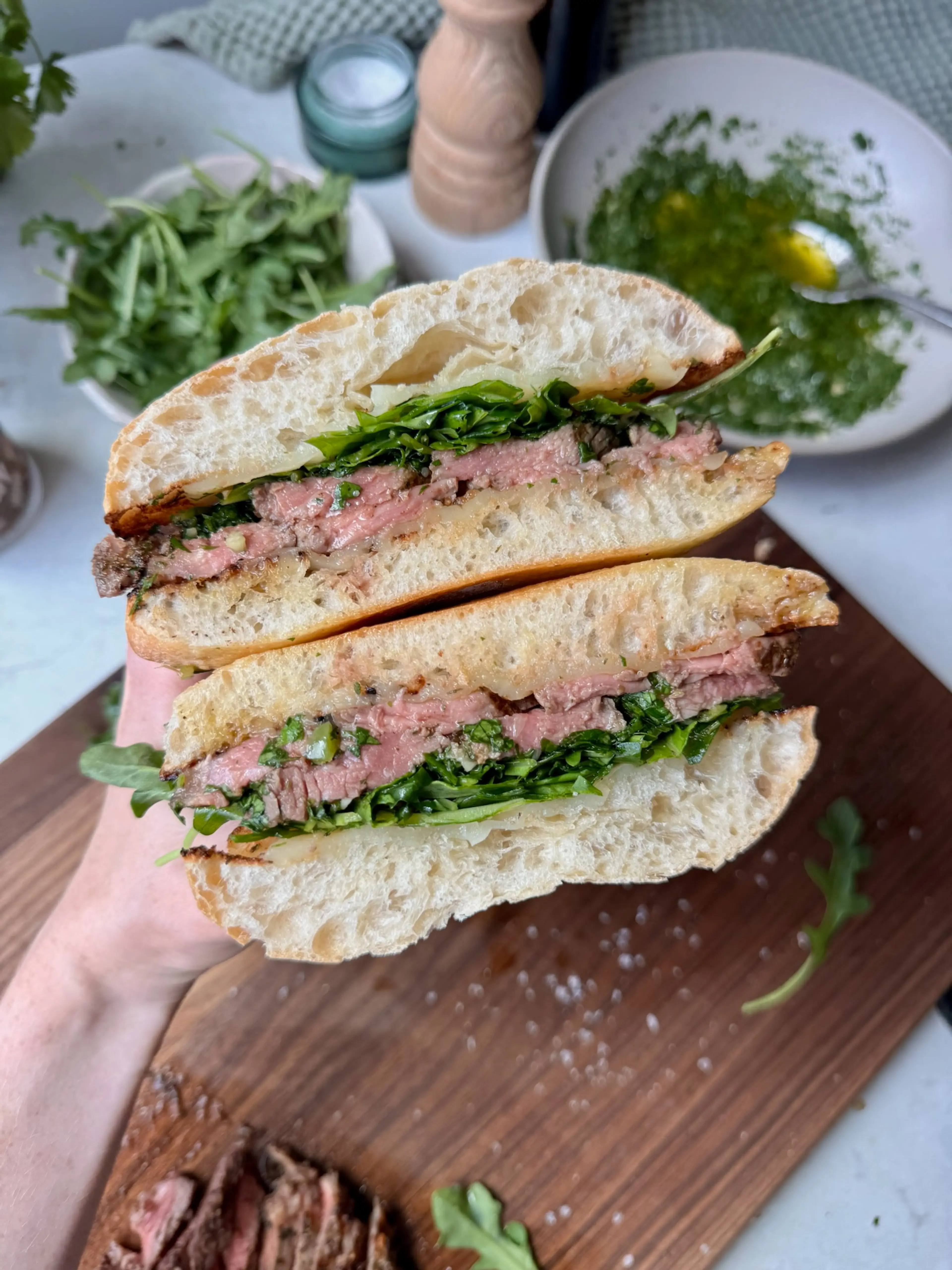 Chimichurri Steak Sandwich