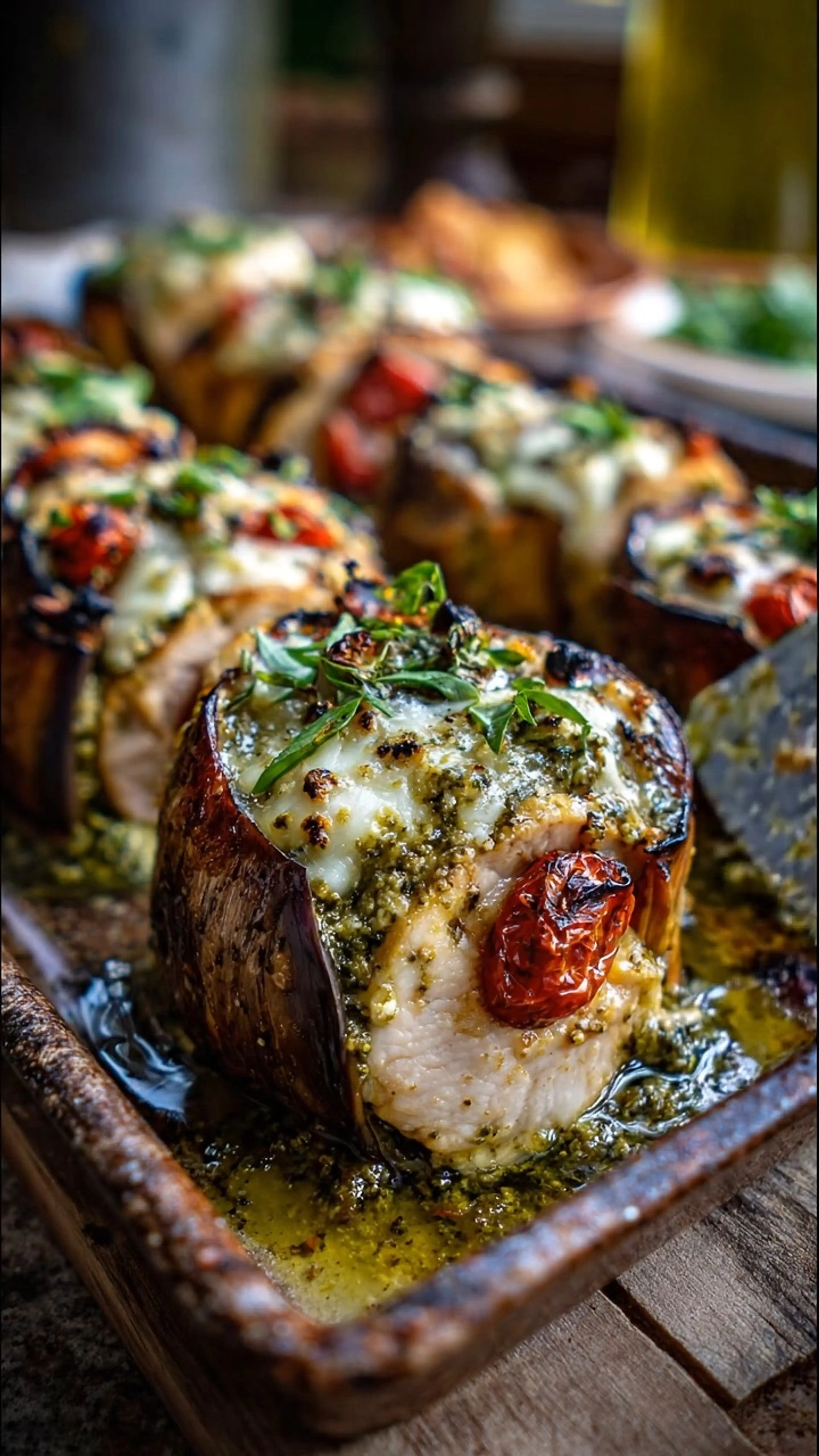 Pesto Stuffed Chicken Breast