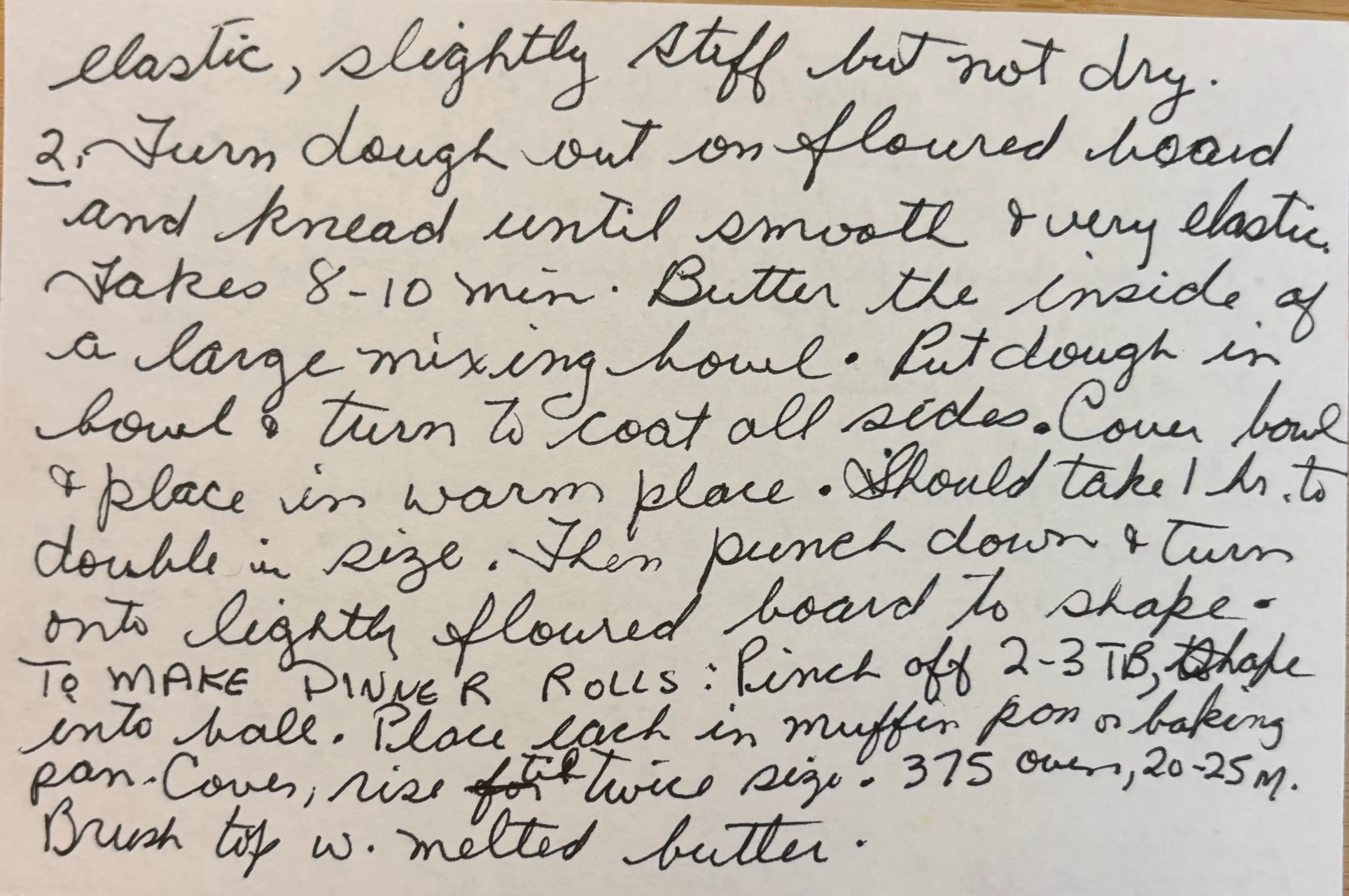 Dinner Roll Recipe (or cinnamon buns)