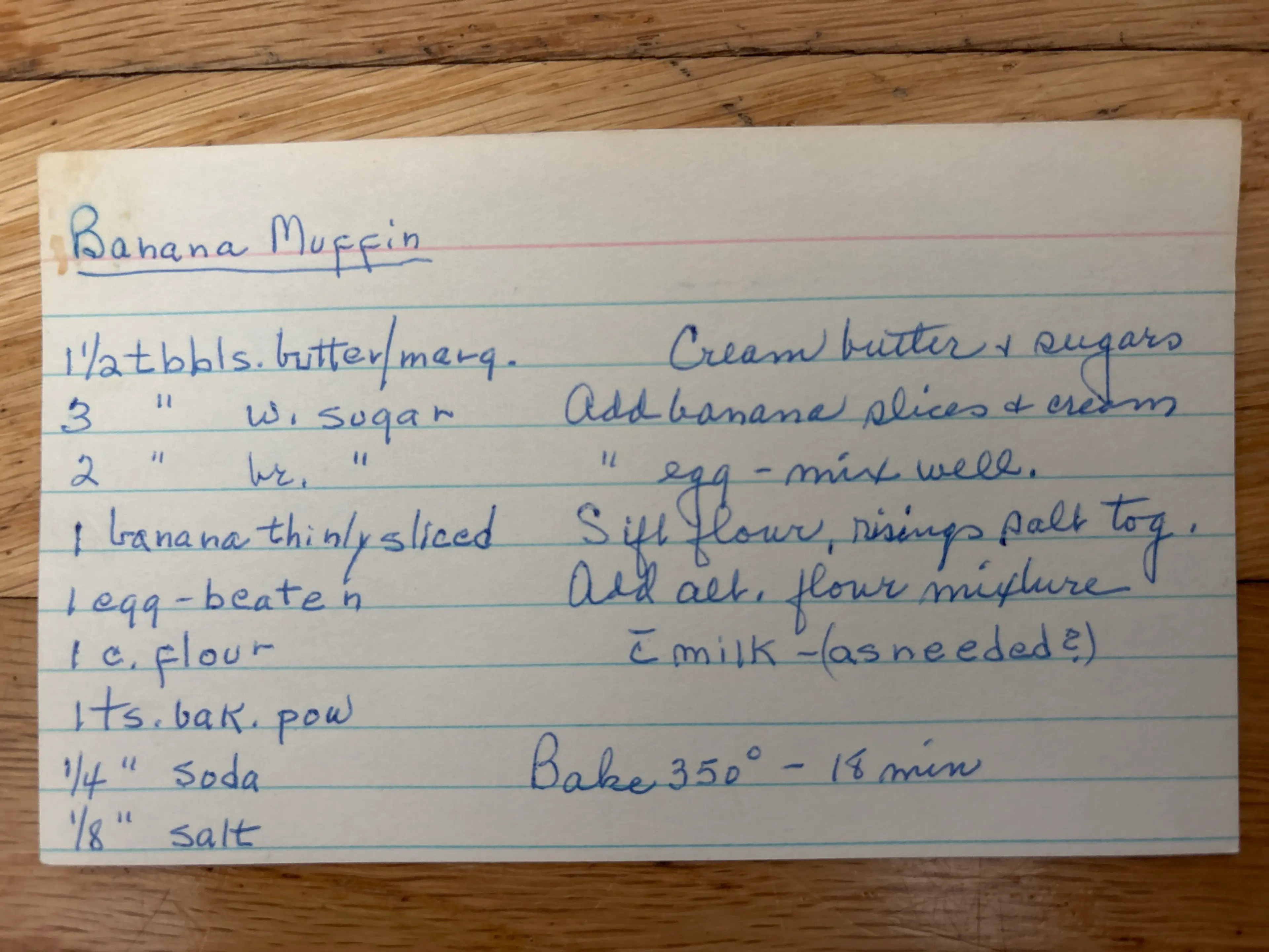 Banana Muffins