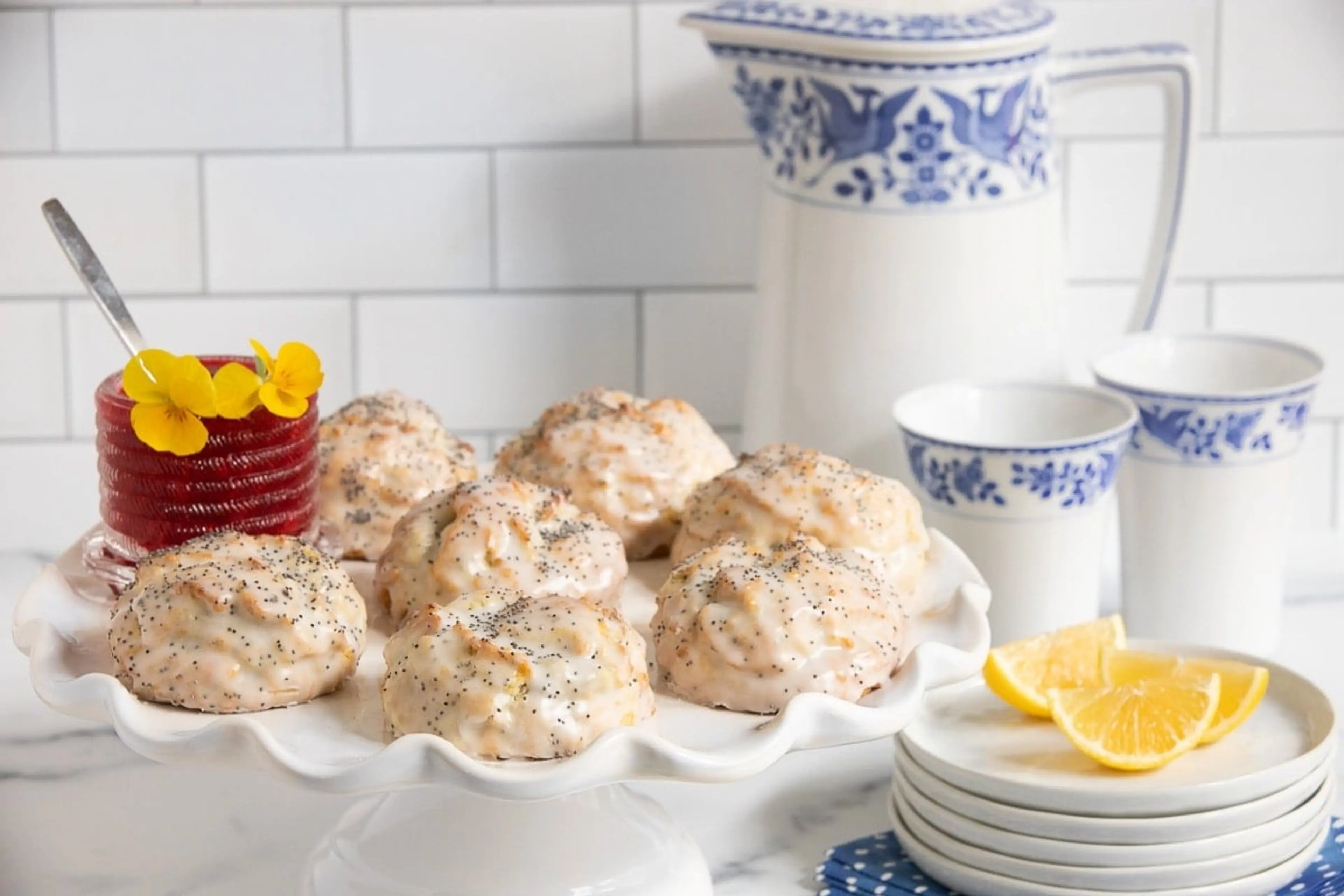 Ridiculously Easy Lemon Poppy Seed Scones