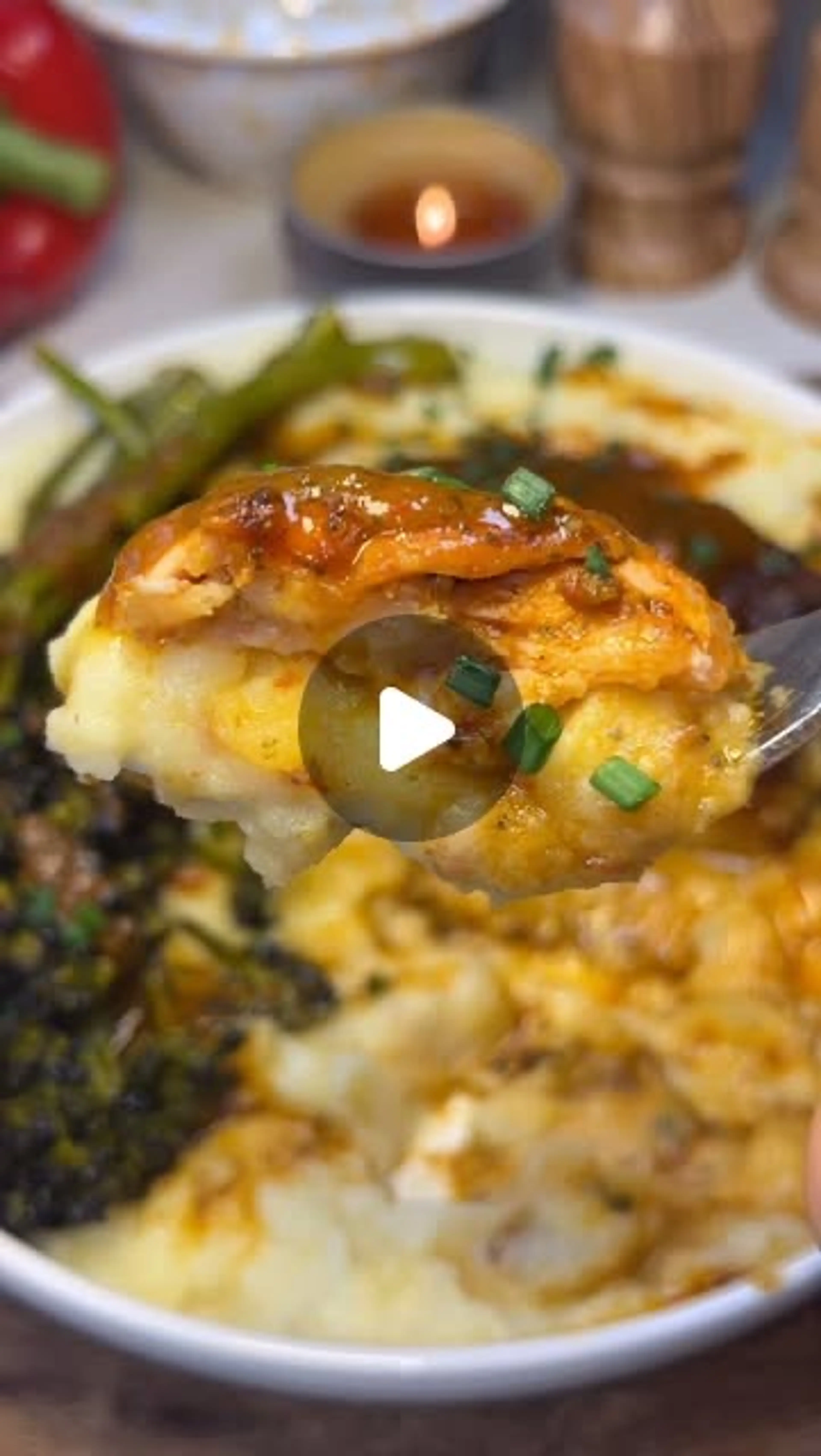 Peri Peri Chicken Thighs with Roasted Garlic Mashers and Cha